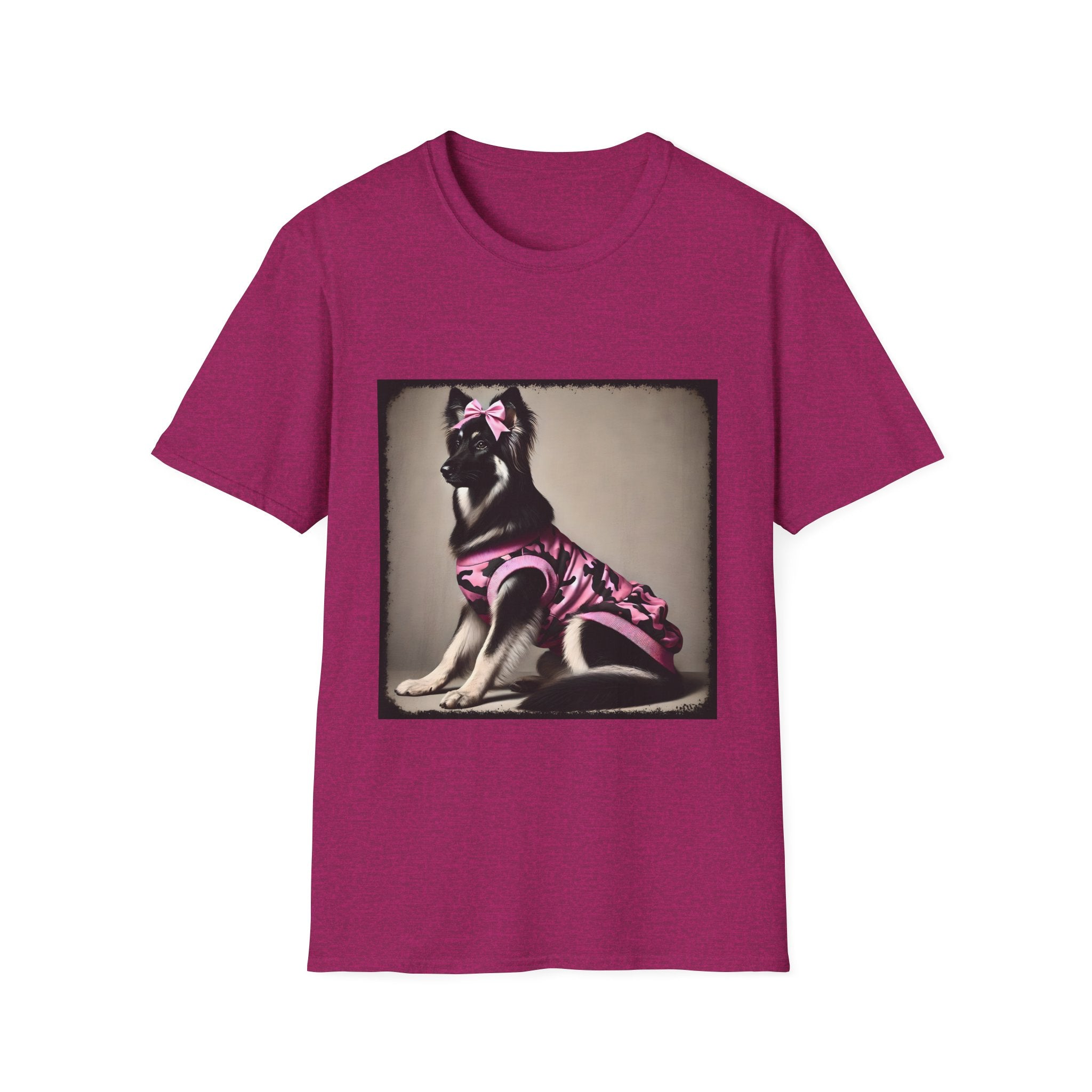 German Shepherd Pink Camo Cutie | Unisex Dog T-Shirt