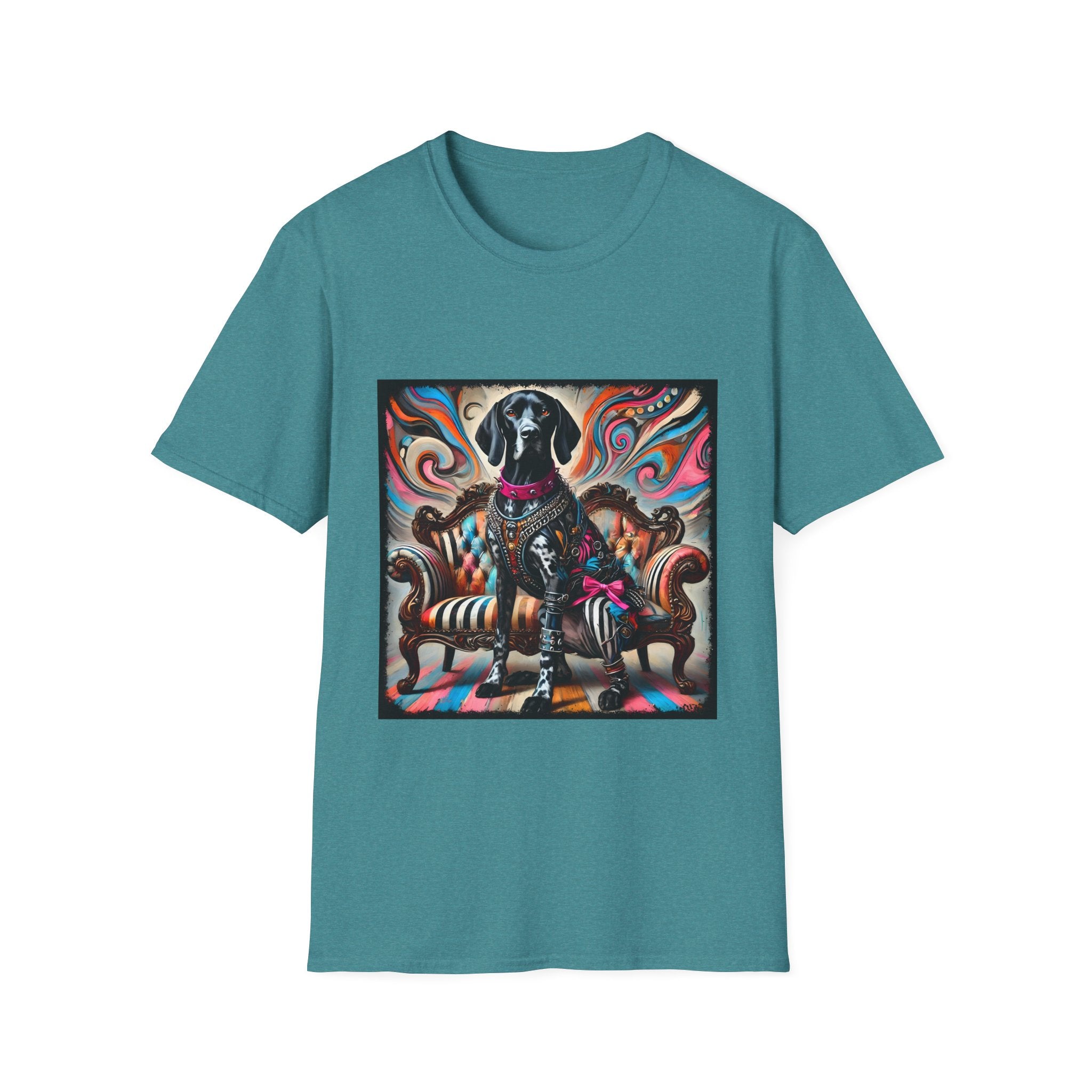 German Shorthaired Pointer Rebel Rocker | Unisex Dog T-Shirt