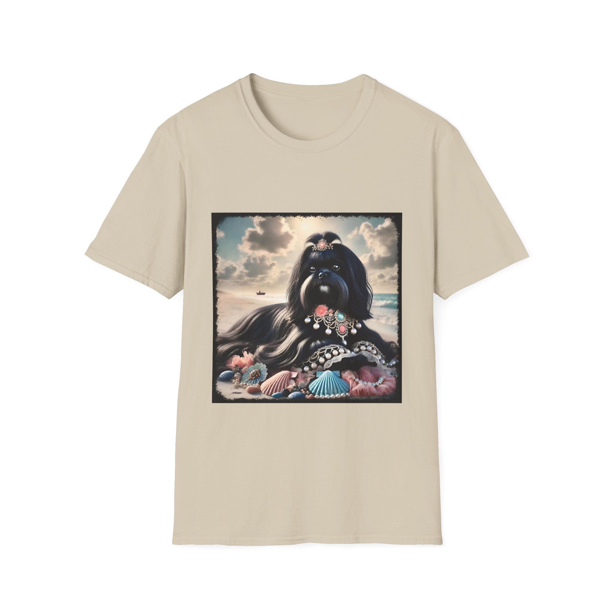 Shih Tzu Shell Chic | Unisex Dog T-Shirt