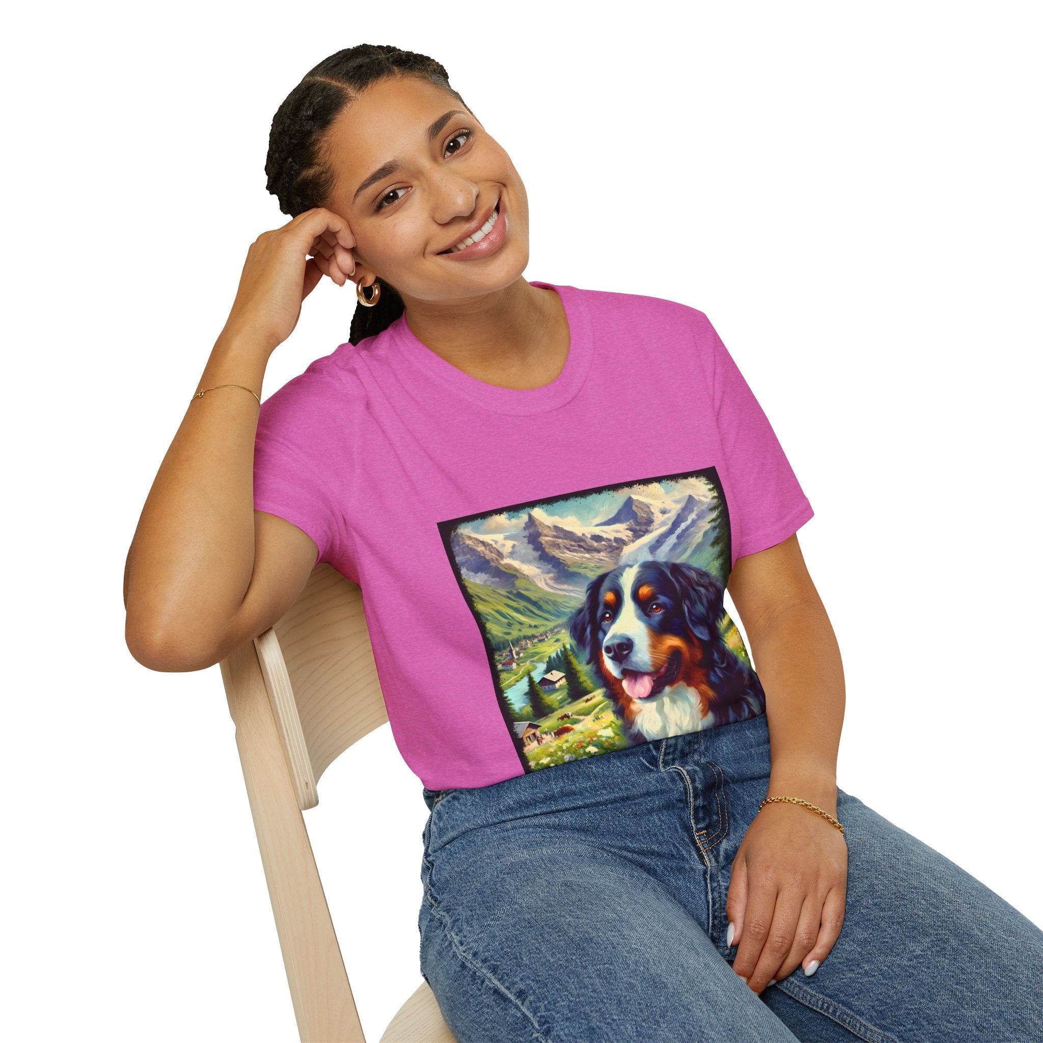 Bernese Mountain Dog Swiss Classic | Unisex Dog T-Shirt