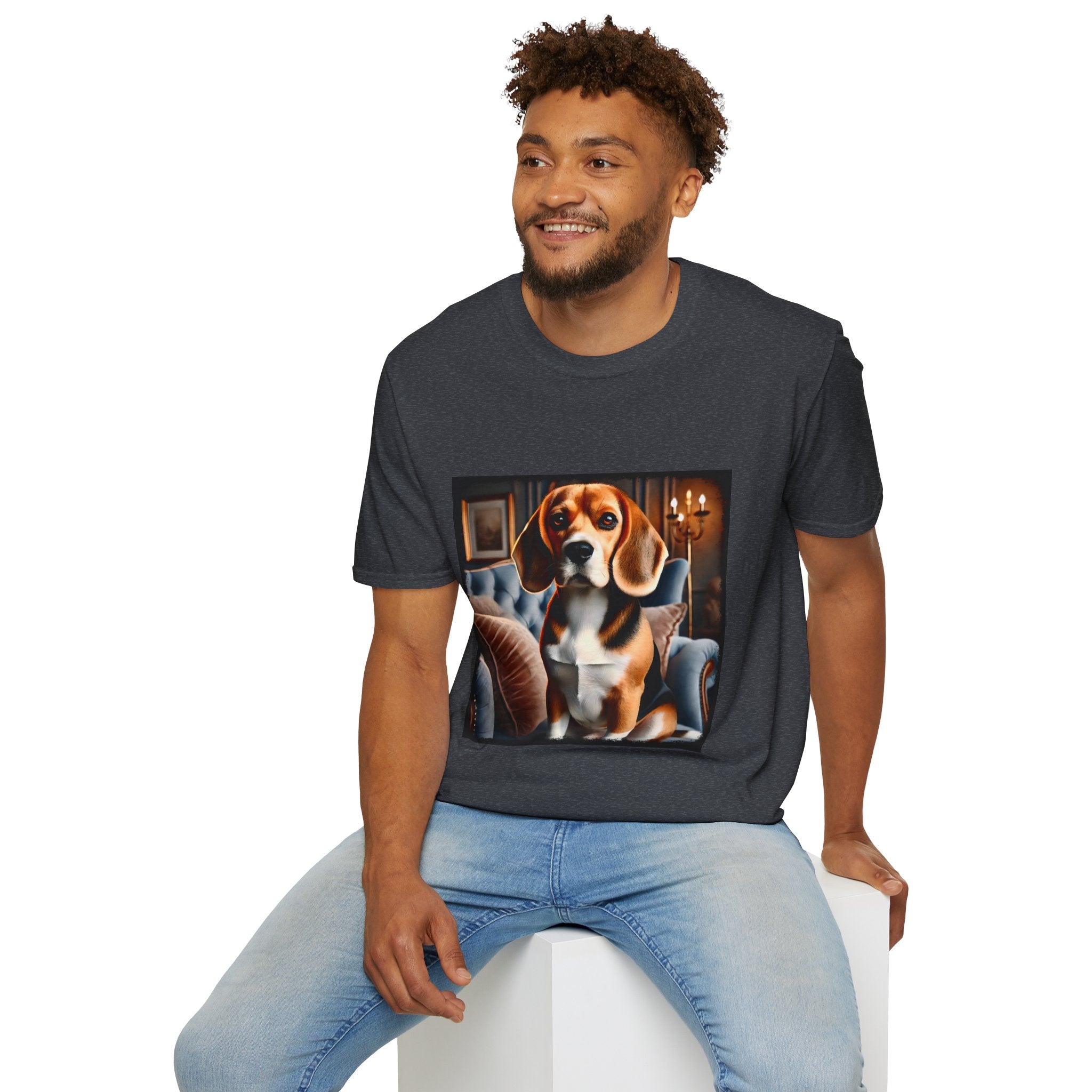 Beagle Poised Portrait | Unisex Dog T-Shirt