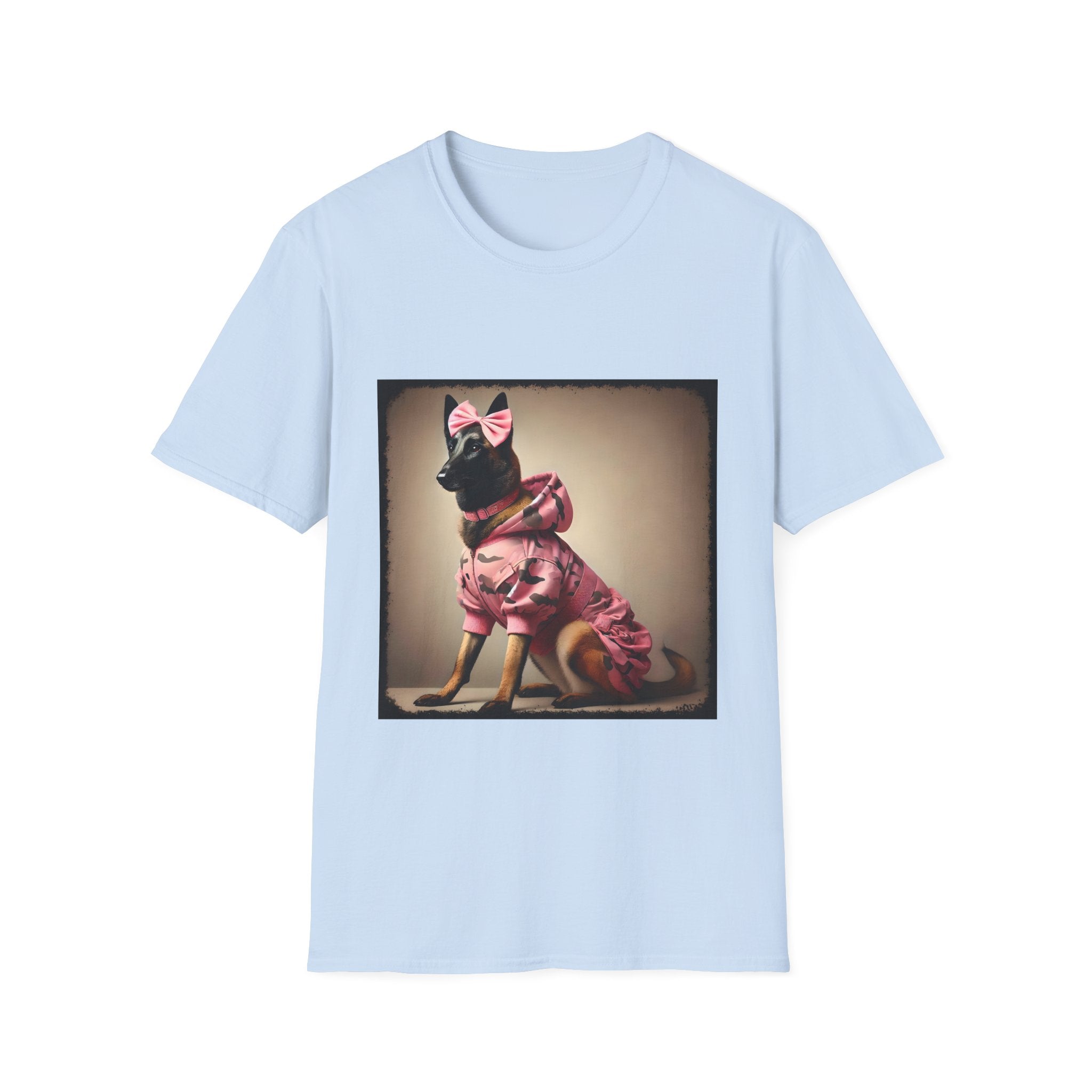 Belgian Malinois Pink Camo Cutie | Unisex Dog T-Shirt
