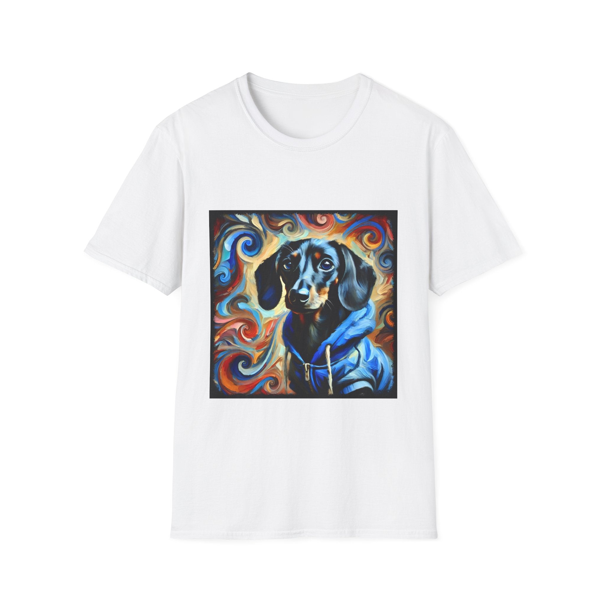 Dachshund Urban Edge Swirl | Unisex Dog T-Shirt