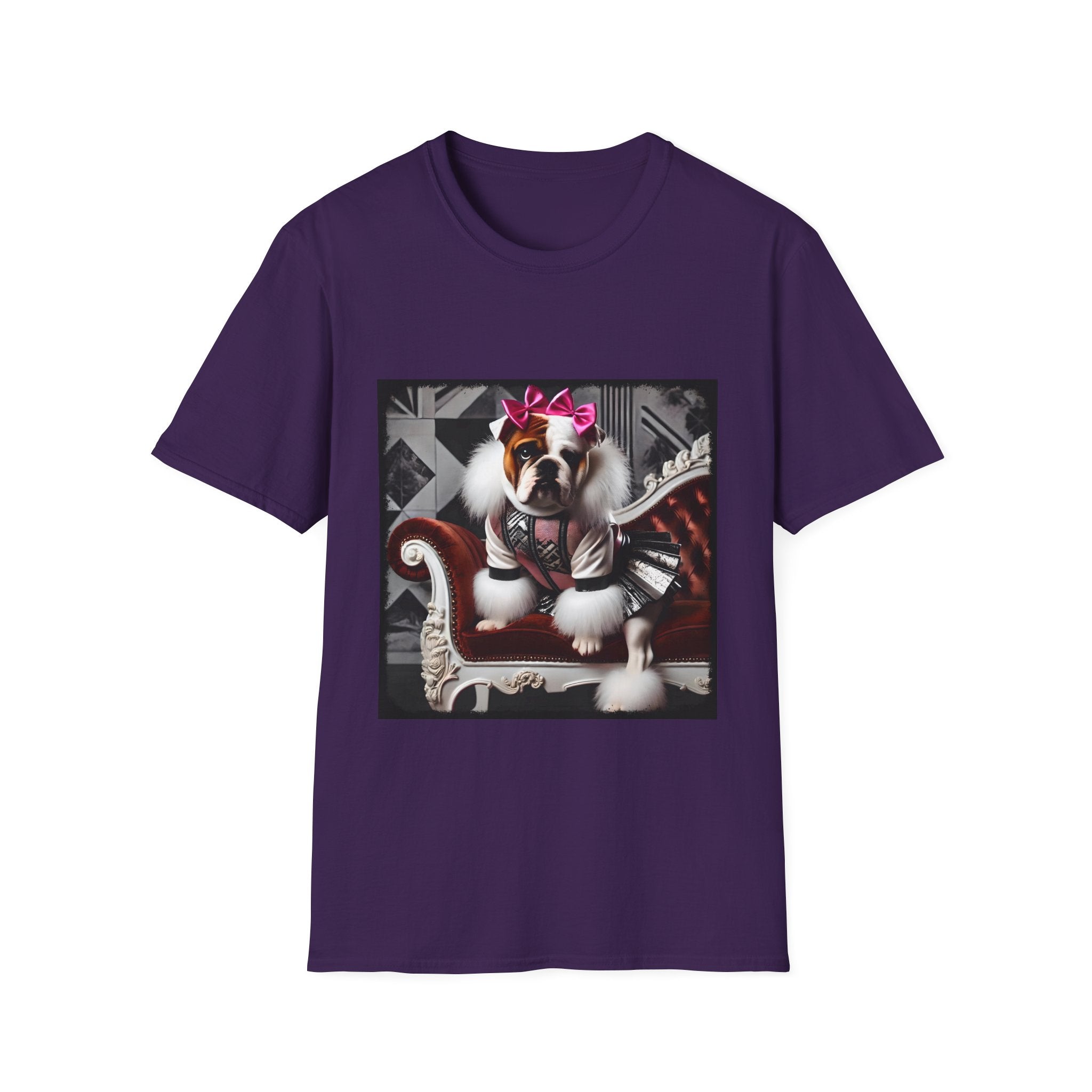 Bulldog Chic Rocker | Unisex Dog T-Shirt