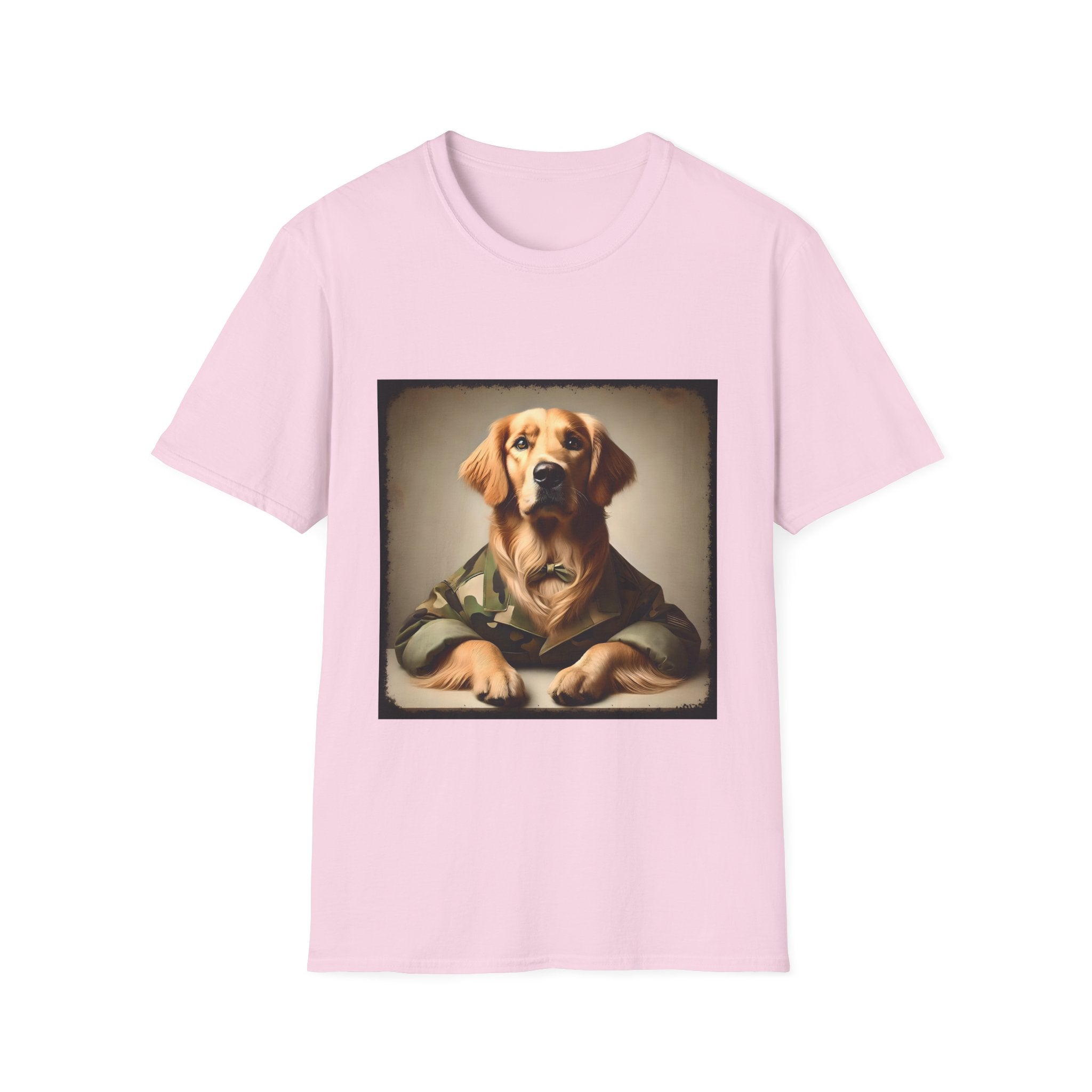 Golden Retriever Camo Gent | Unisex Dog T-Shirt