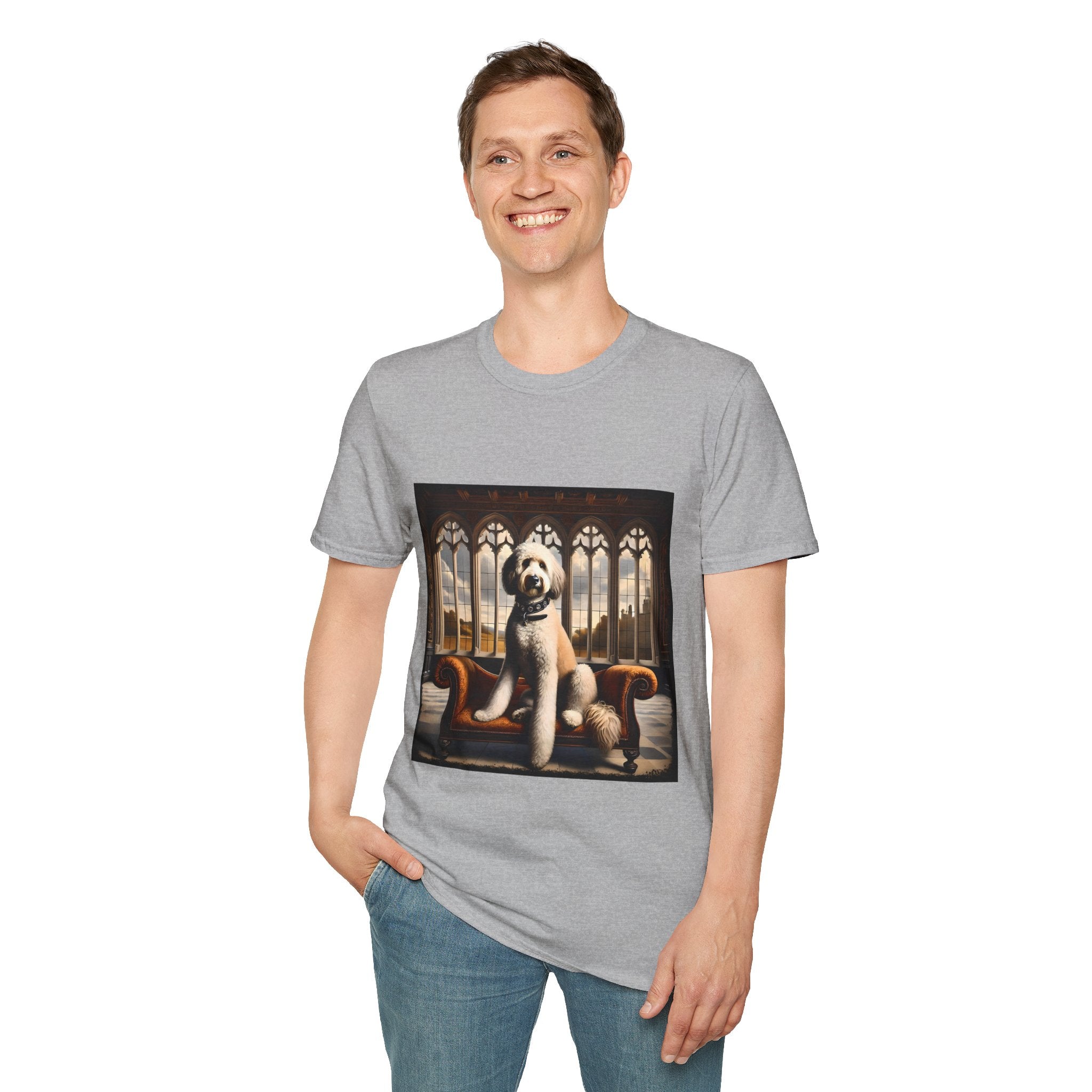 Sheepadoodle Dashing Duke | Unisex Dog T-Shirt