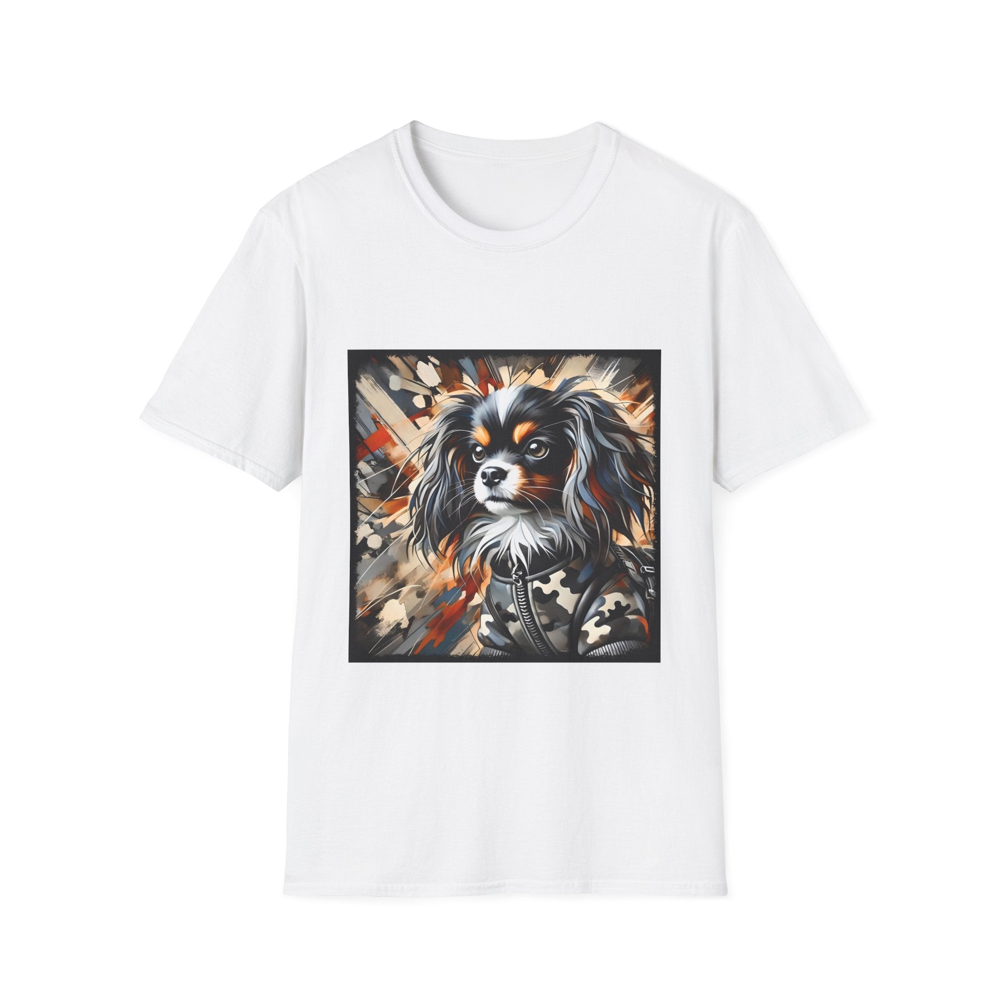 Cavalier King Charles Spaniel Bold Camo Classic | Unisex Dog T-Shirt
