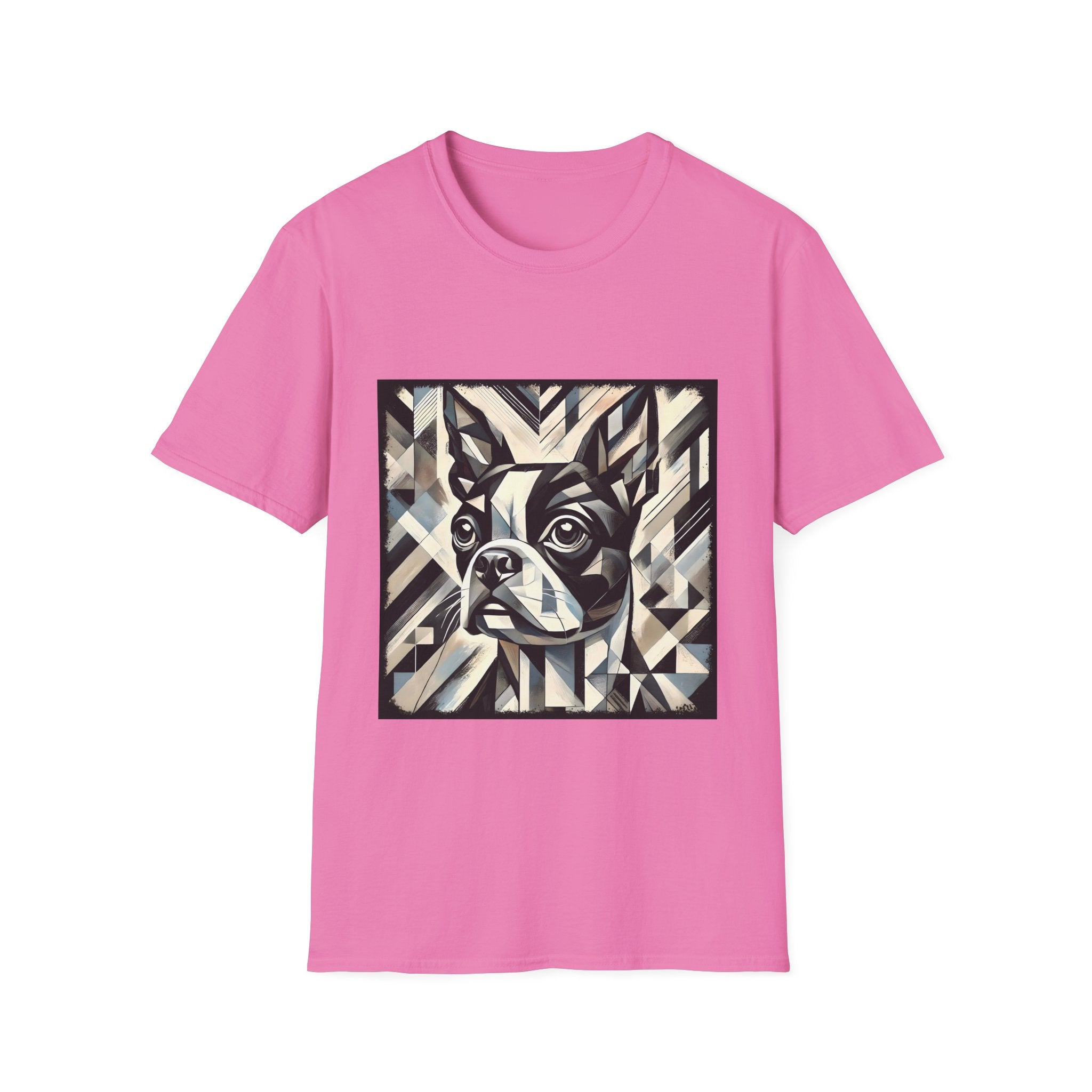 Boston Terrier Geometric | Unisex Dog T-Shirt