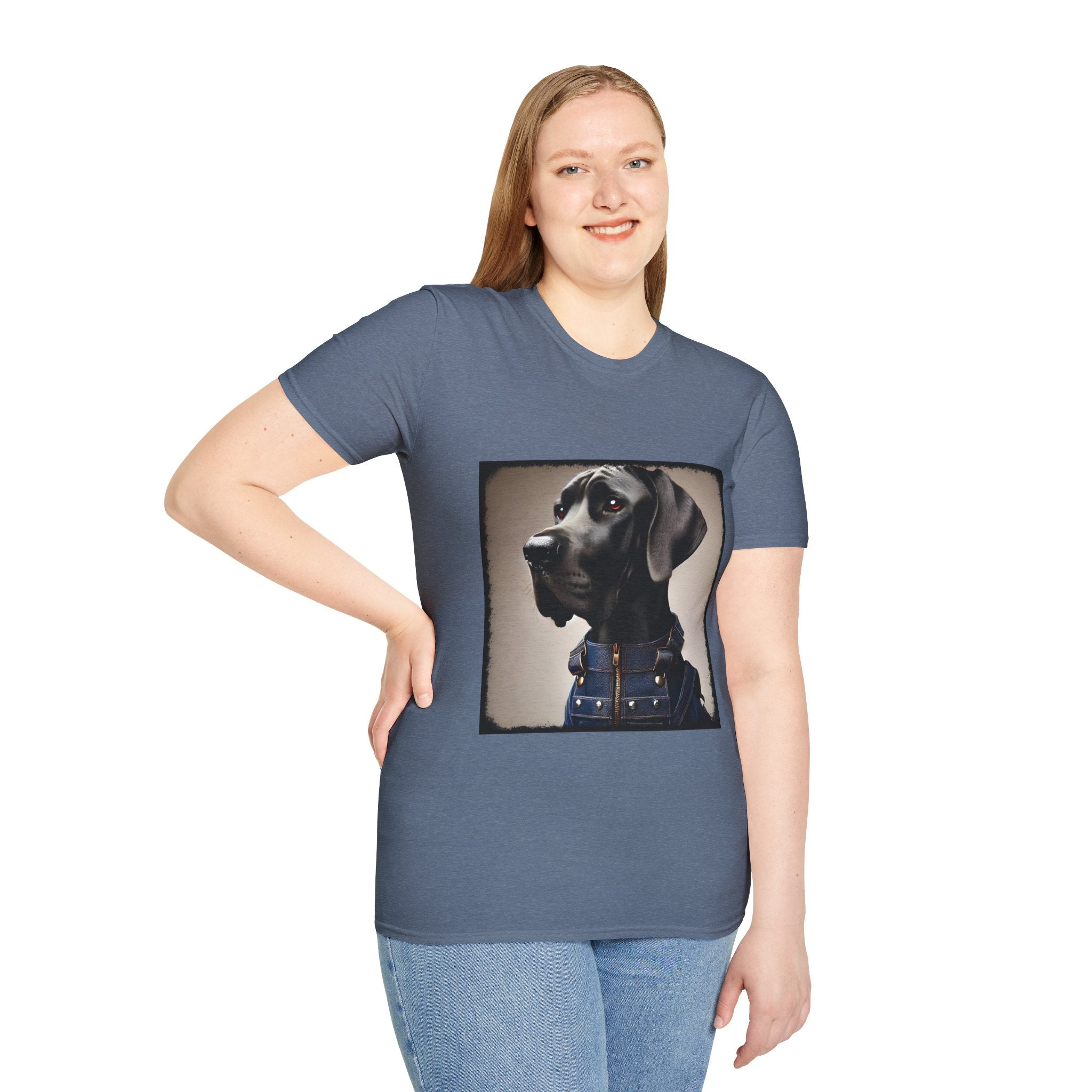 Great Dane Dapper Denim | Unisex Dog T-Shirt