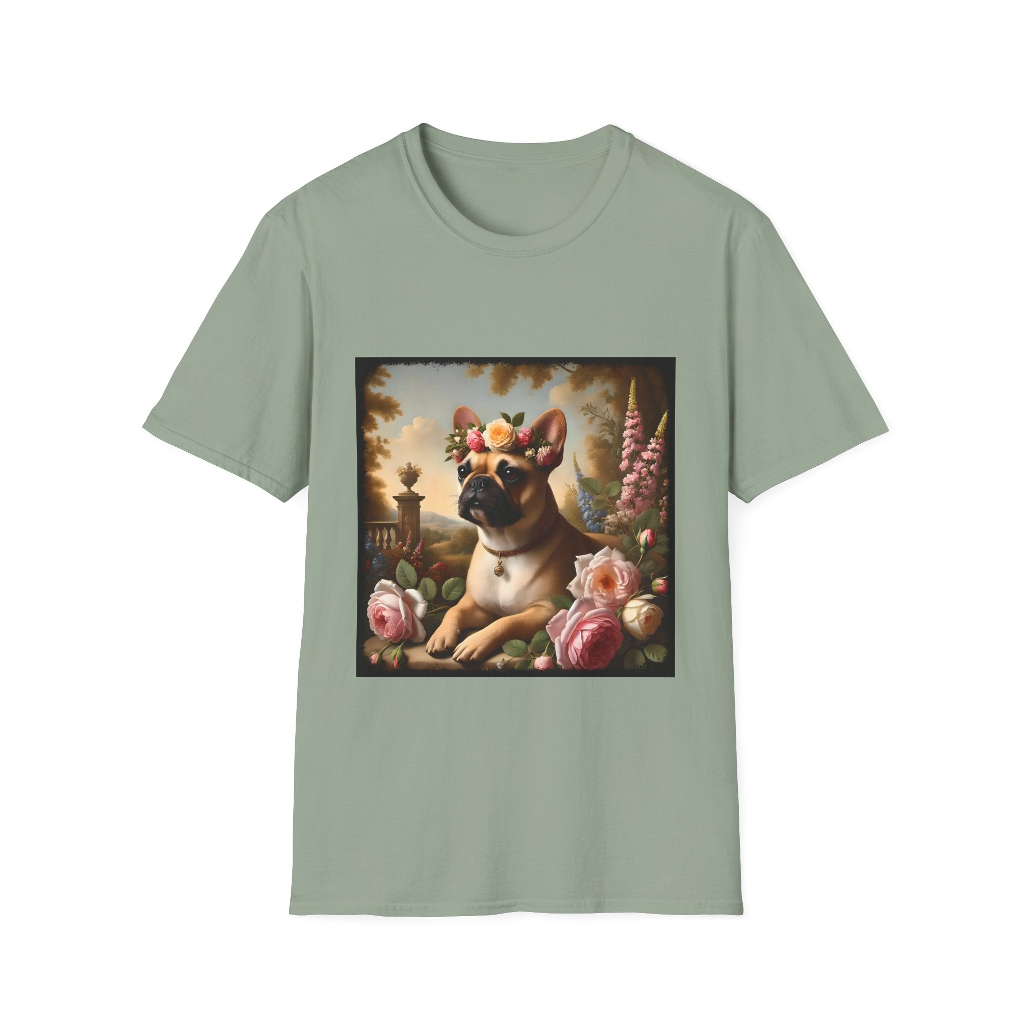 French Bulldog Garden Delight | Unisex Dog T-Shirt