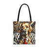 Golden Retriever Perfect Gentleman | Dog Themed Tote Bag