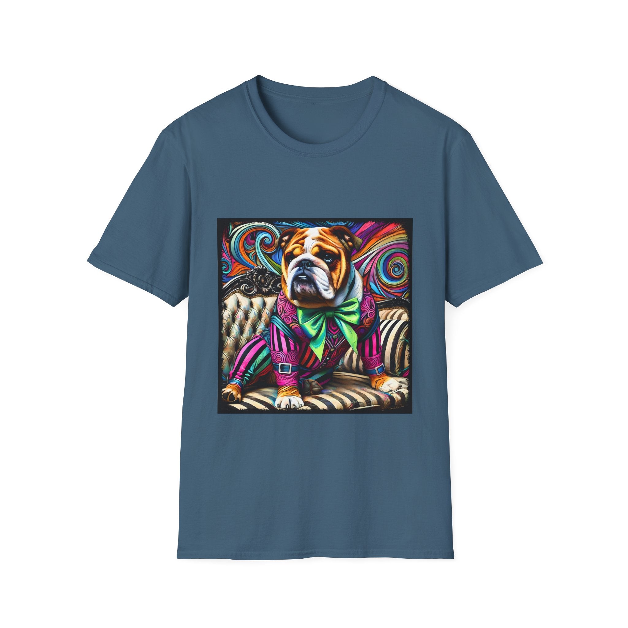 Bulldog Bold Rocker | Unisex Dog T-Shirt