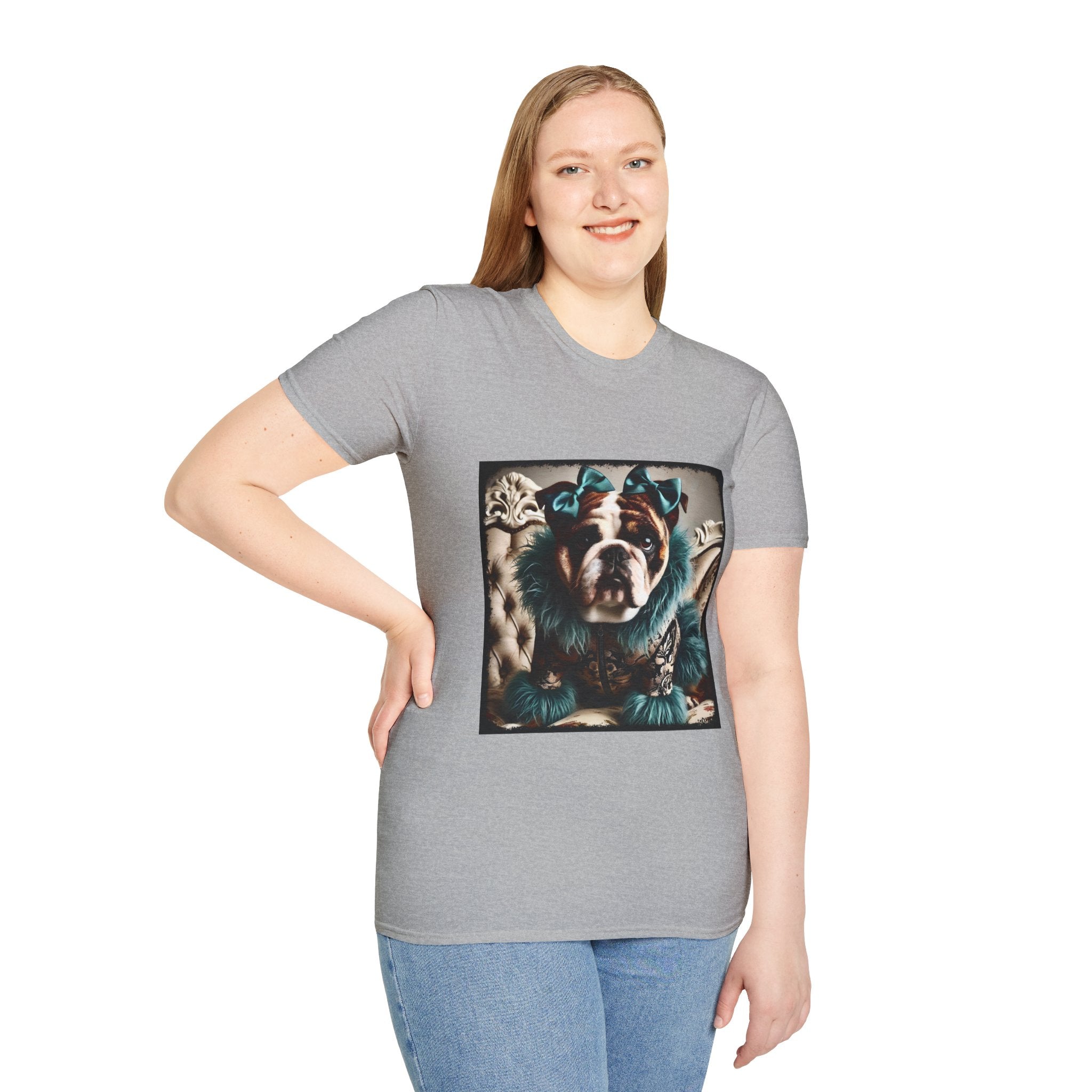 Bulldog Fur Fashionista | Unisex Dog T-Shirt