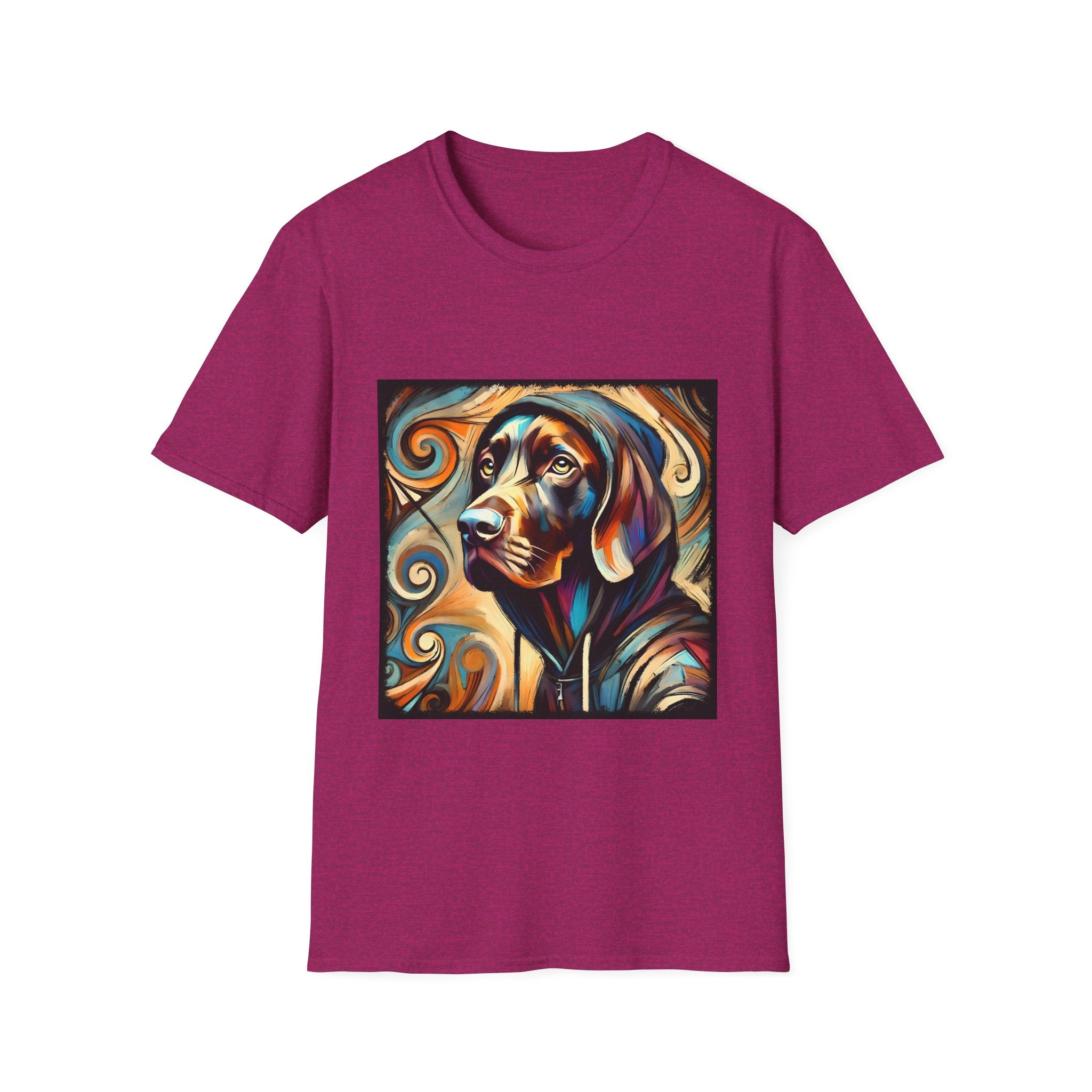 German Shorthaired Pointer Relaxed Swirl | Unisex Dog T-Shirt