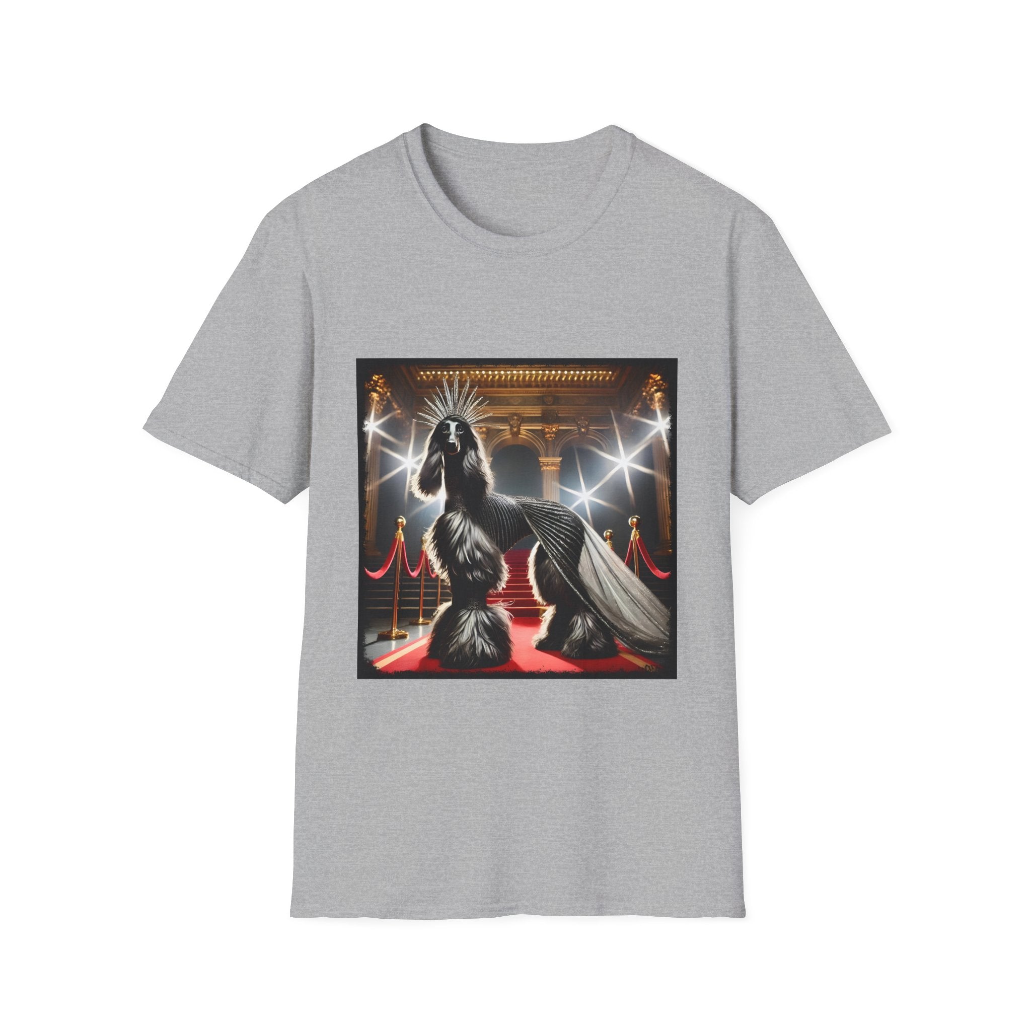 Afghan Hound Runway Royalty | Unisex Dog T-Shirt