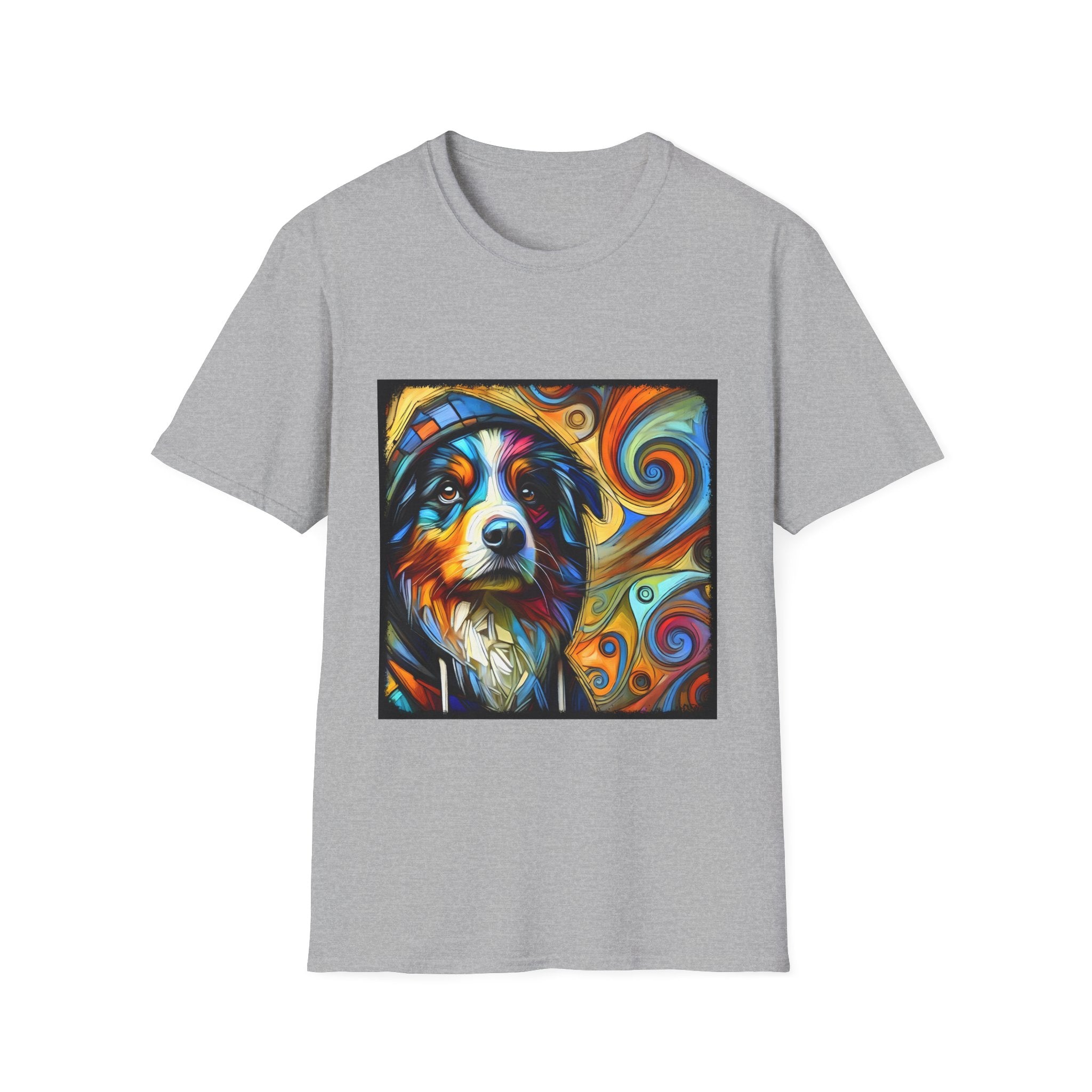 Australian Shepherd Relaxed Swirl | Unisex Dog T-Shirt