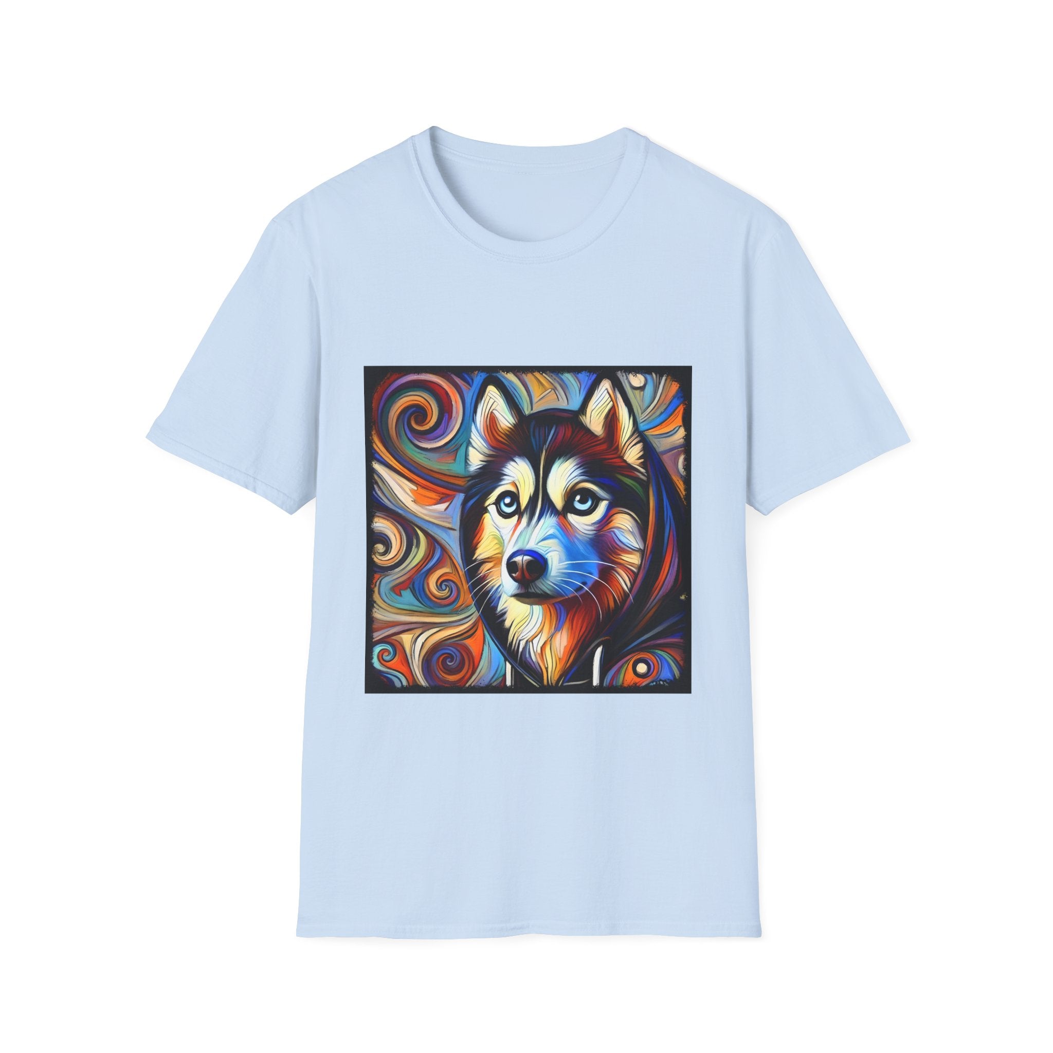 Siberian Husky Relaxed Swirl | Unisex Dog T-Shirt