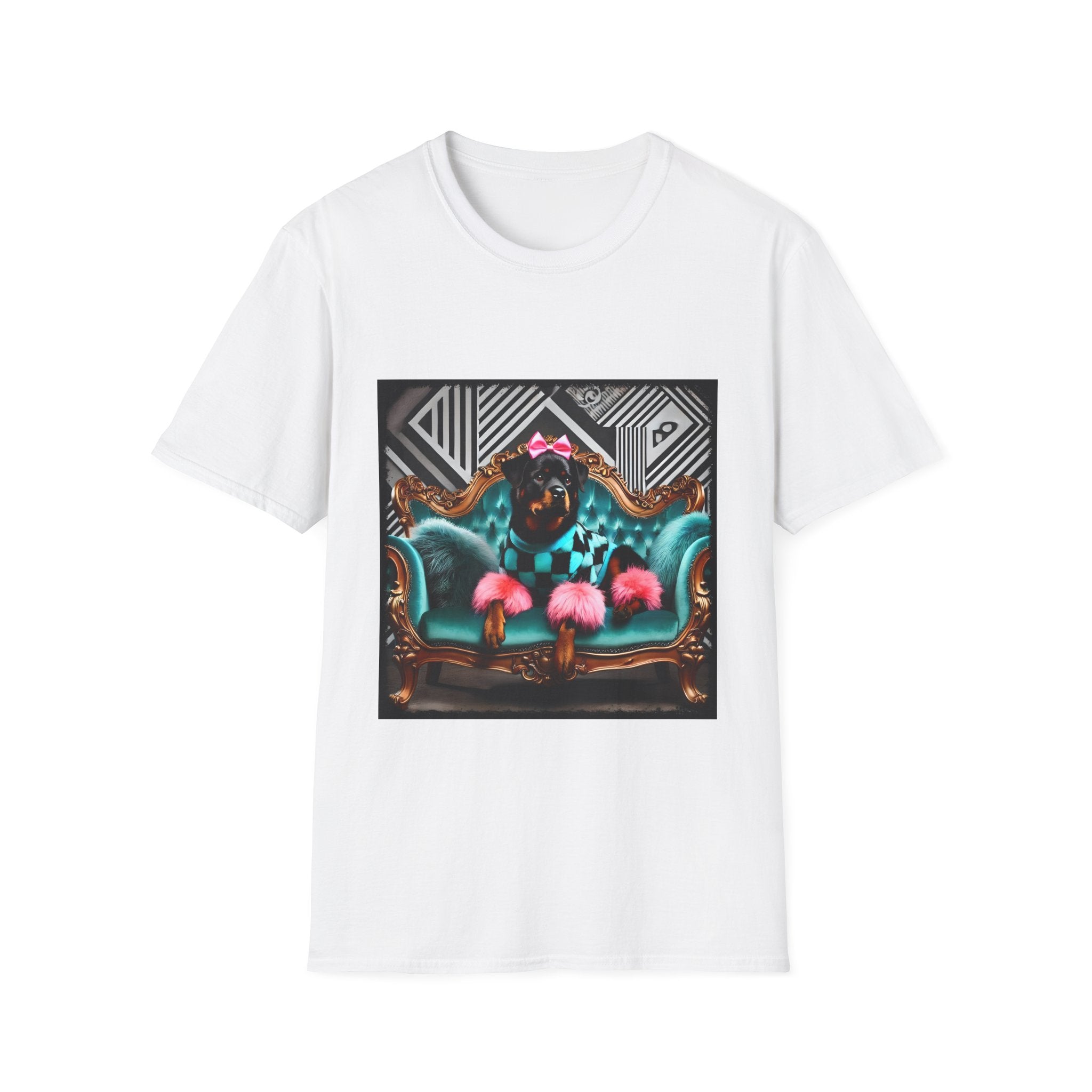 Rottweiler Fierce Fashionista | Unisex Dog T-Shirt