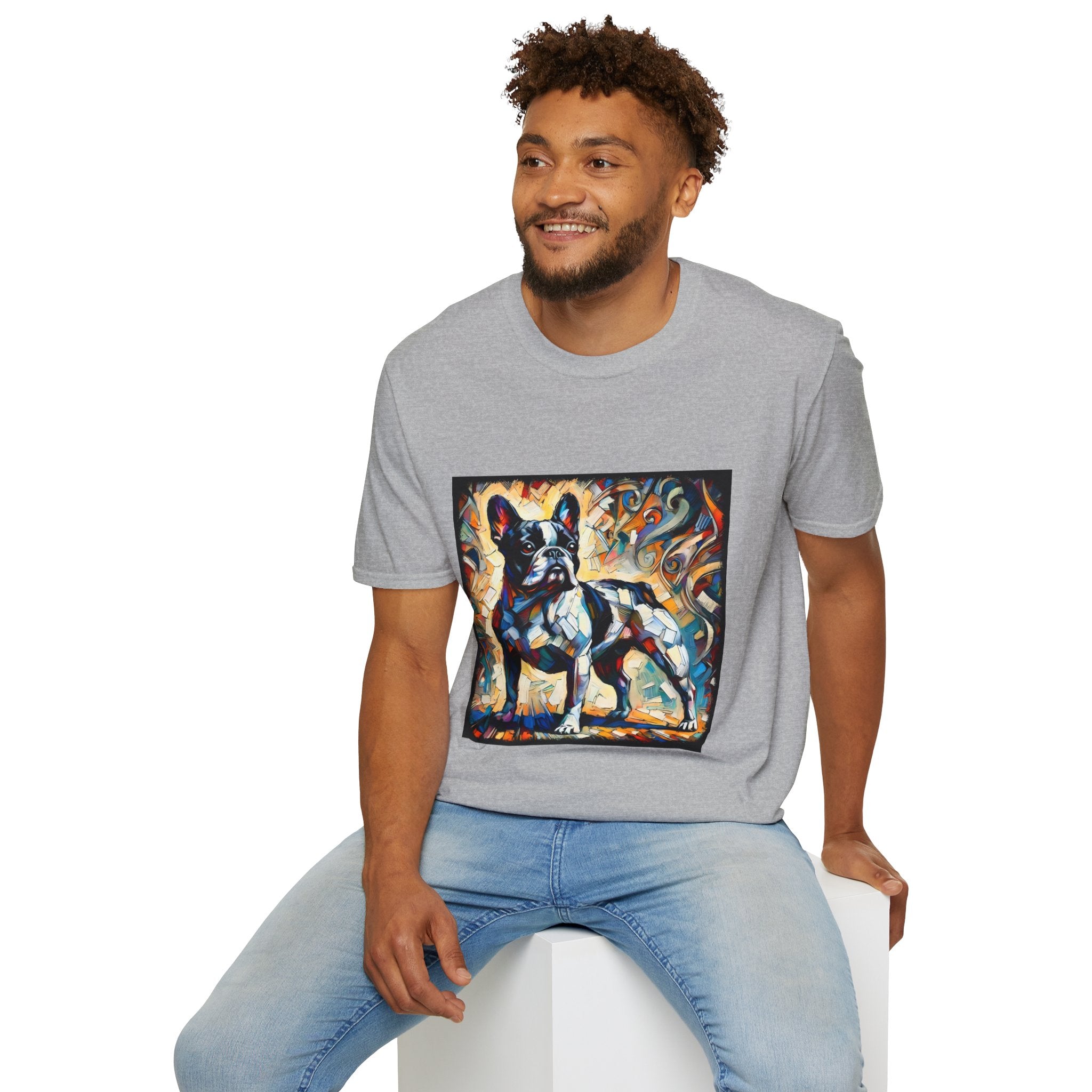 French Bulldog Sunburst Classic | Unisex Dog T-Shirt