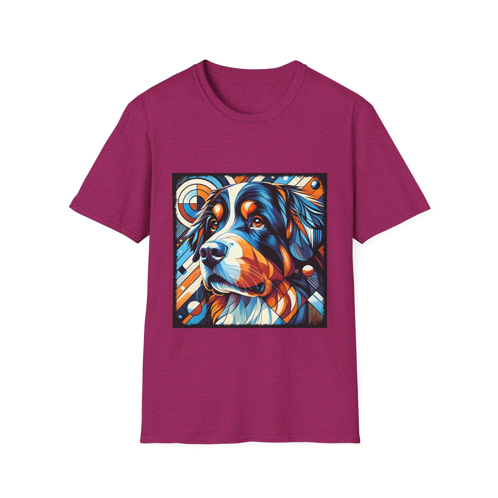 Bernese Mountain Dog Bold Geometric | Unisex Dog T-Shirt
