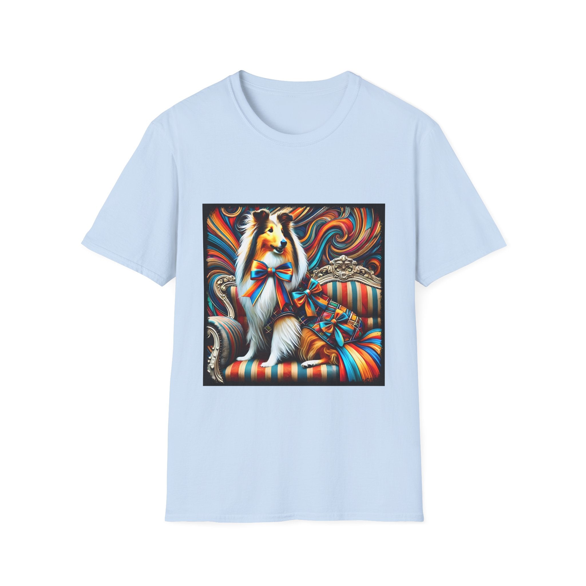 Collie Dynamic Swirl | Unisex Dog T-Shirt