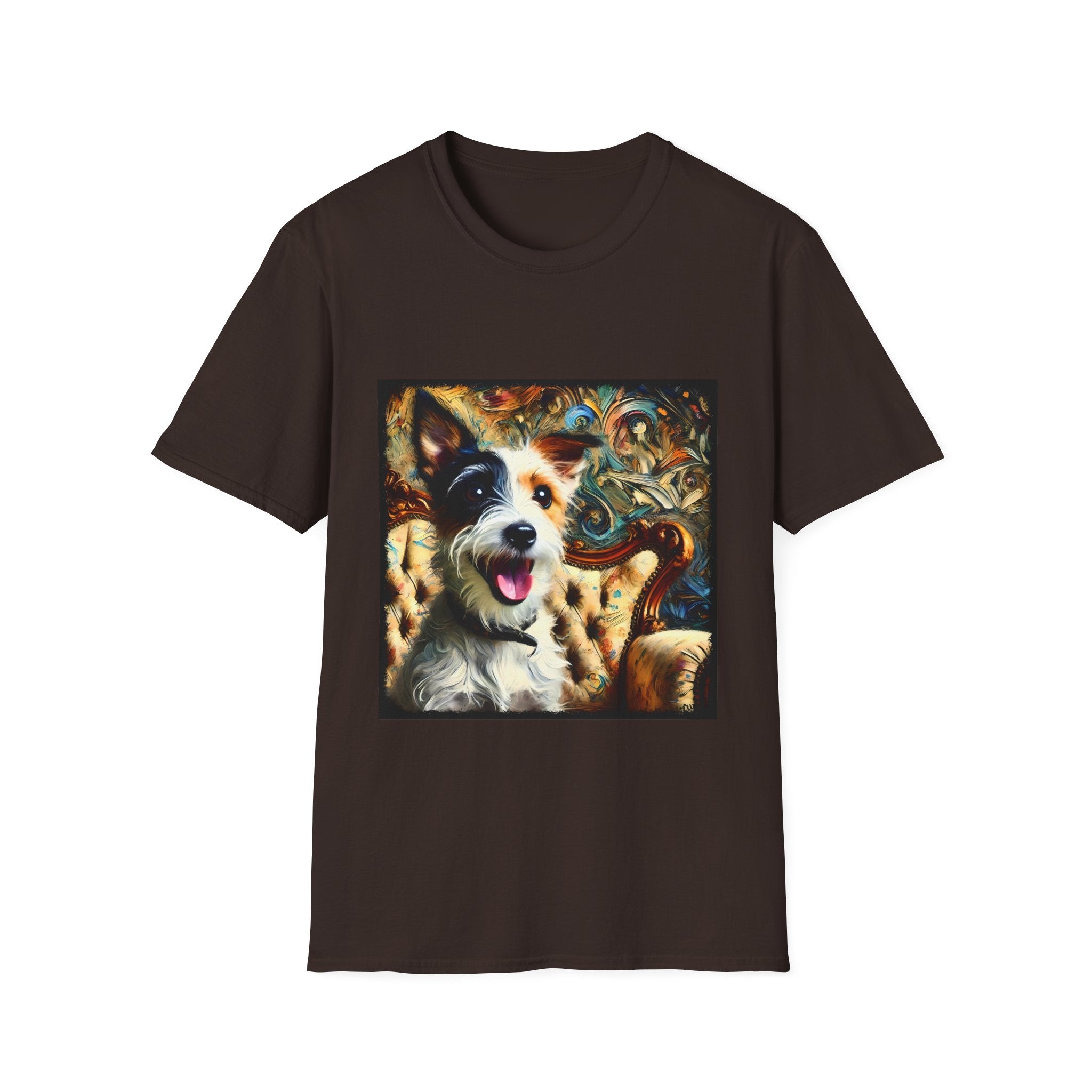 Jack Russell Terrier Blissful Swirl | Unisex Softstyle T-Shirt