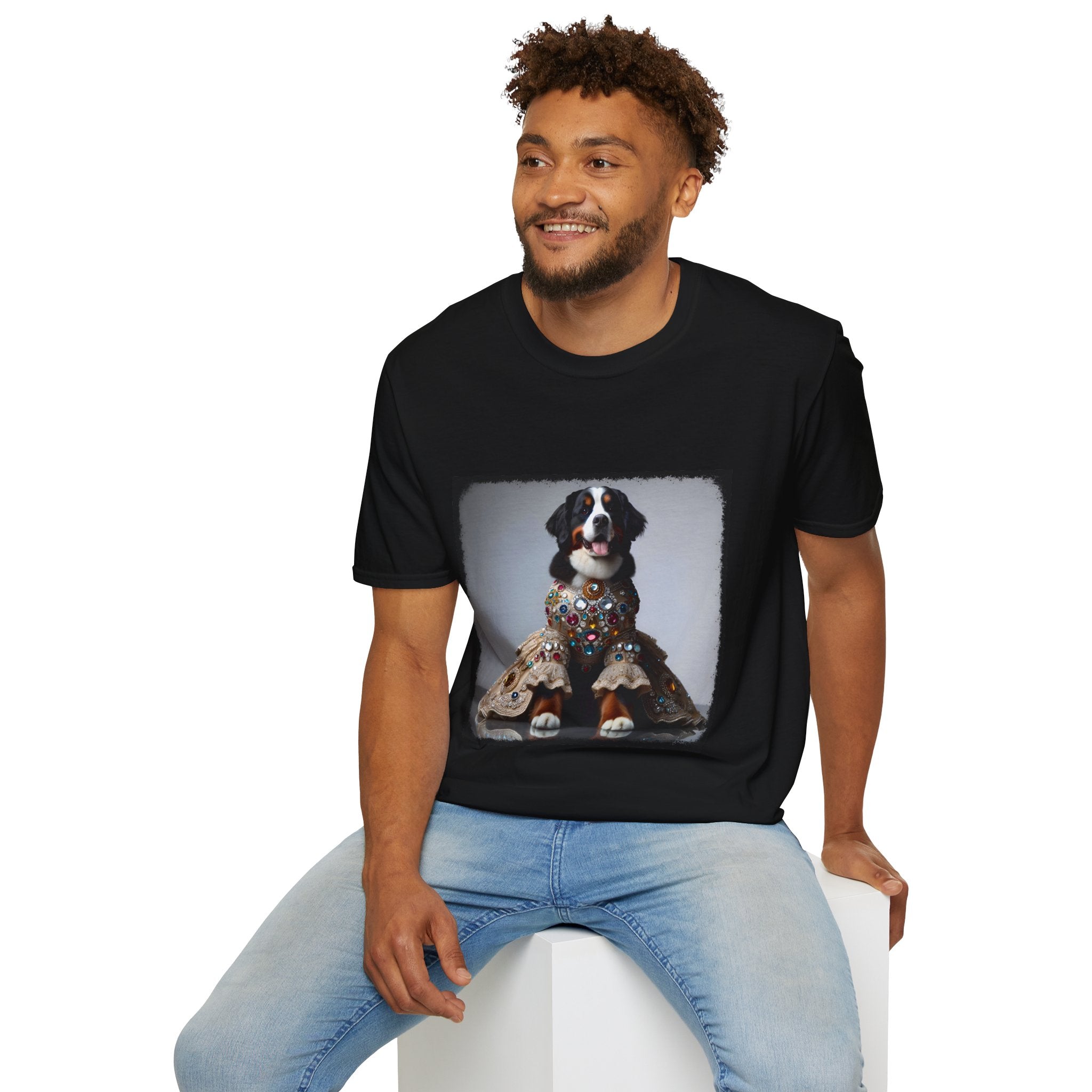 Bernese Mountain Dog Luxe Treasure | Unisex Dog T-Shirt