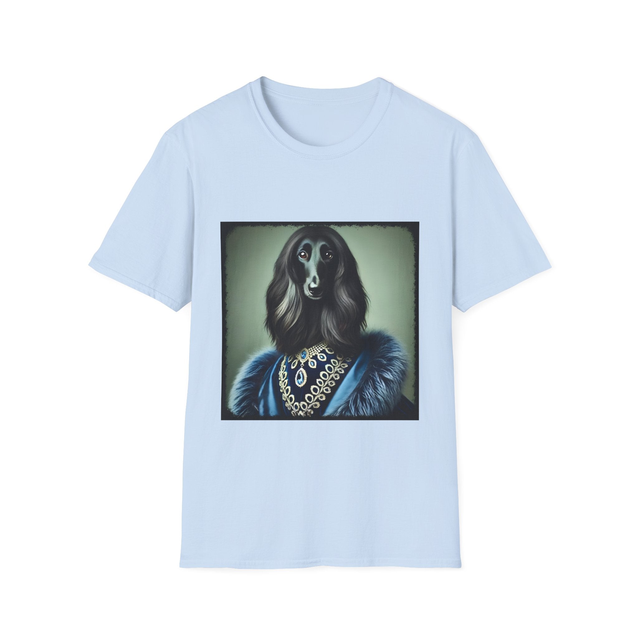 Afghan Hound Blue Belle | Unisex Dog T-Shirt