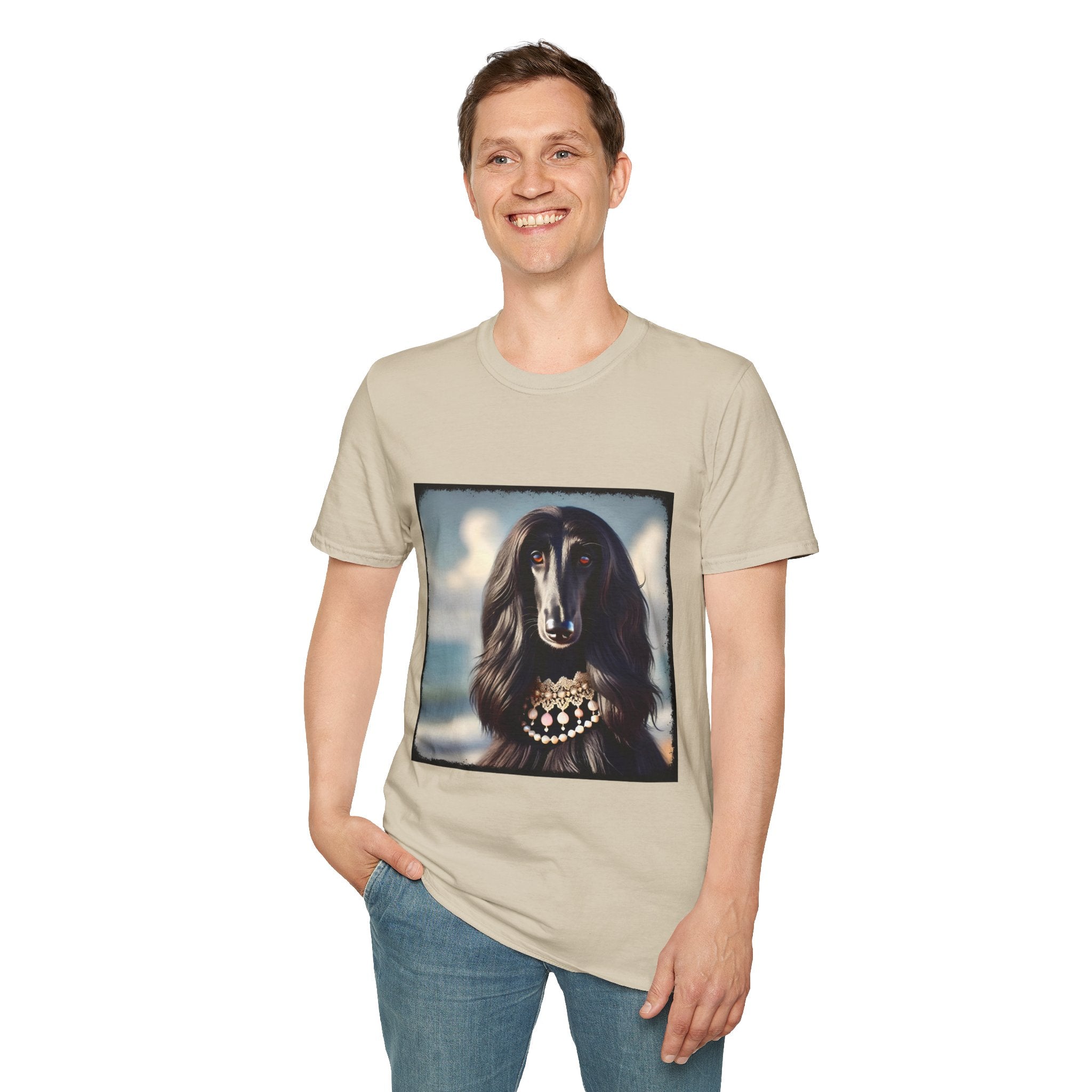 Afghan Hound Beach Bombshell | Unisex Dog T-Shirt
