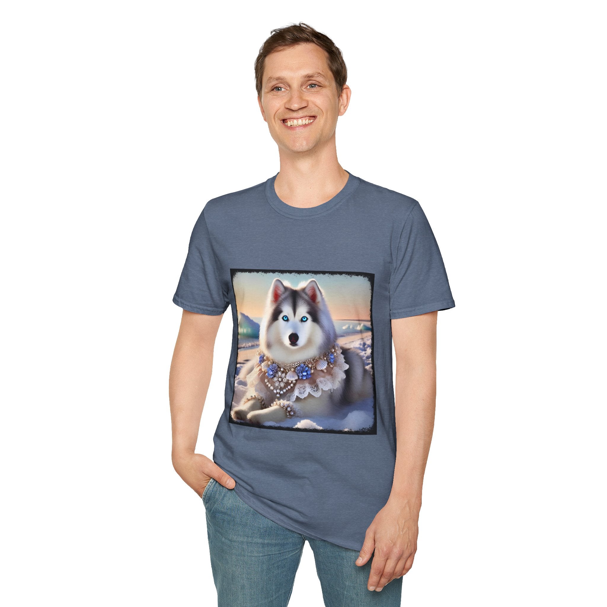Siberian Husky Snow Princess | Unisex Dog T-Shirt