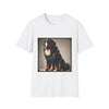 Bernese Mountain Dog Denim Darling | Unisex Dog T-Shirt