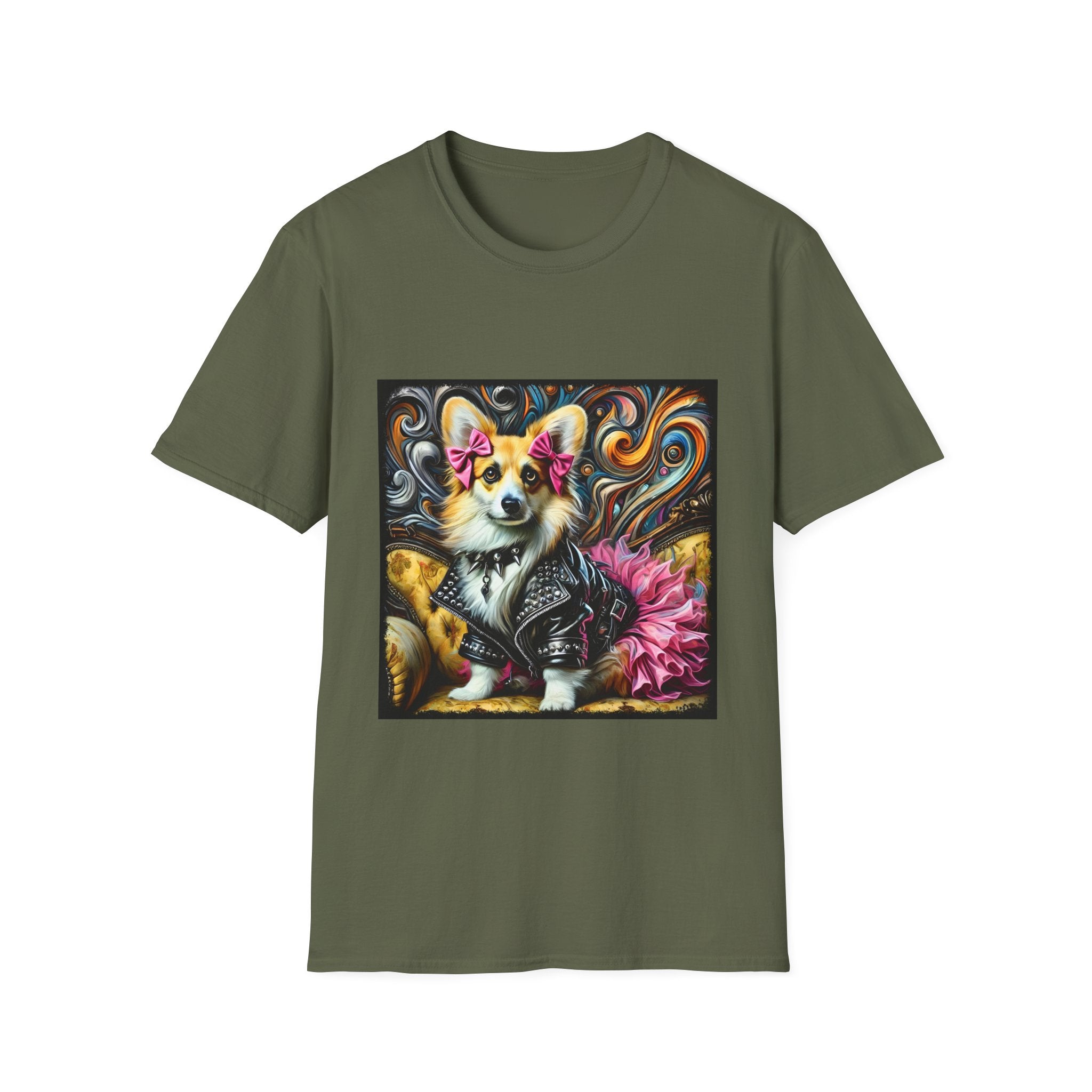 Pembroke Welsh Corgi Rock Swirl | Unisex Dog T-Shirt