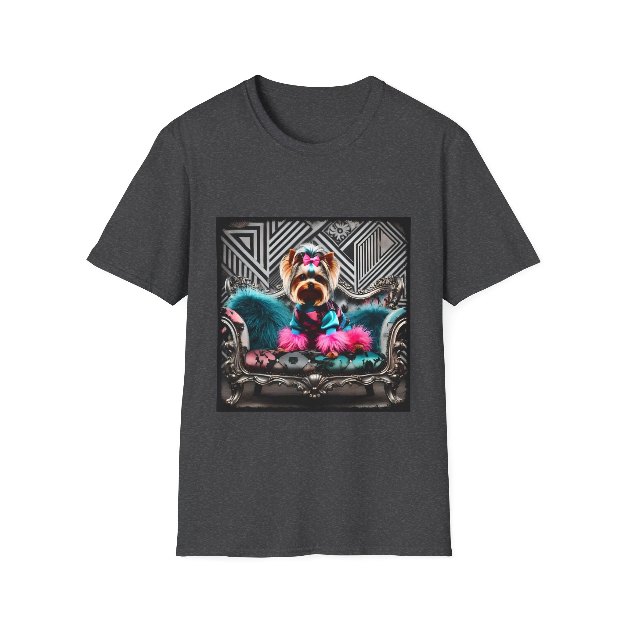 Yorkshire Terrier Chic Rocker | Unisex Dog T-Shirt