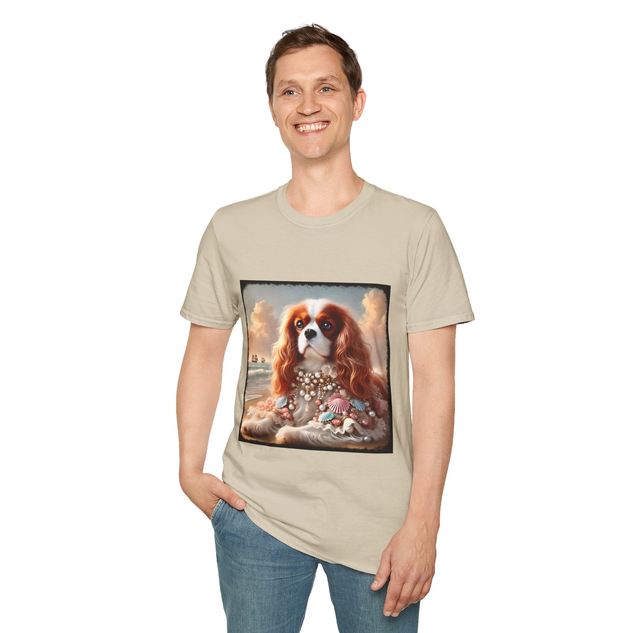 Cavalier King Charles Spaniel Beach Beauty | Unisex Dog T-Shirt