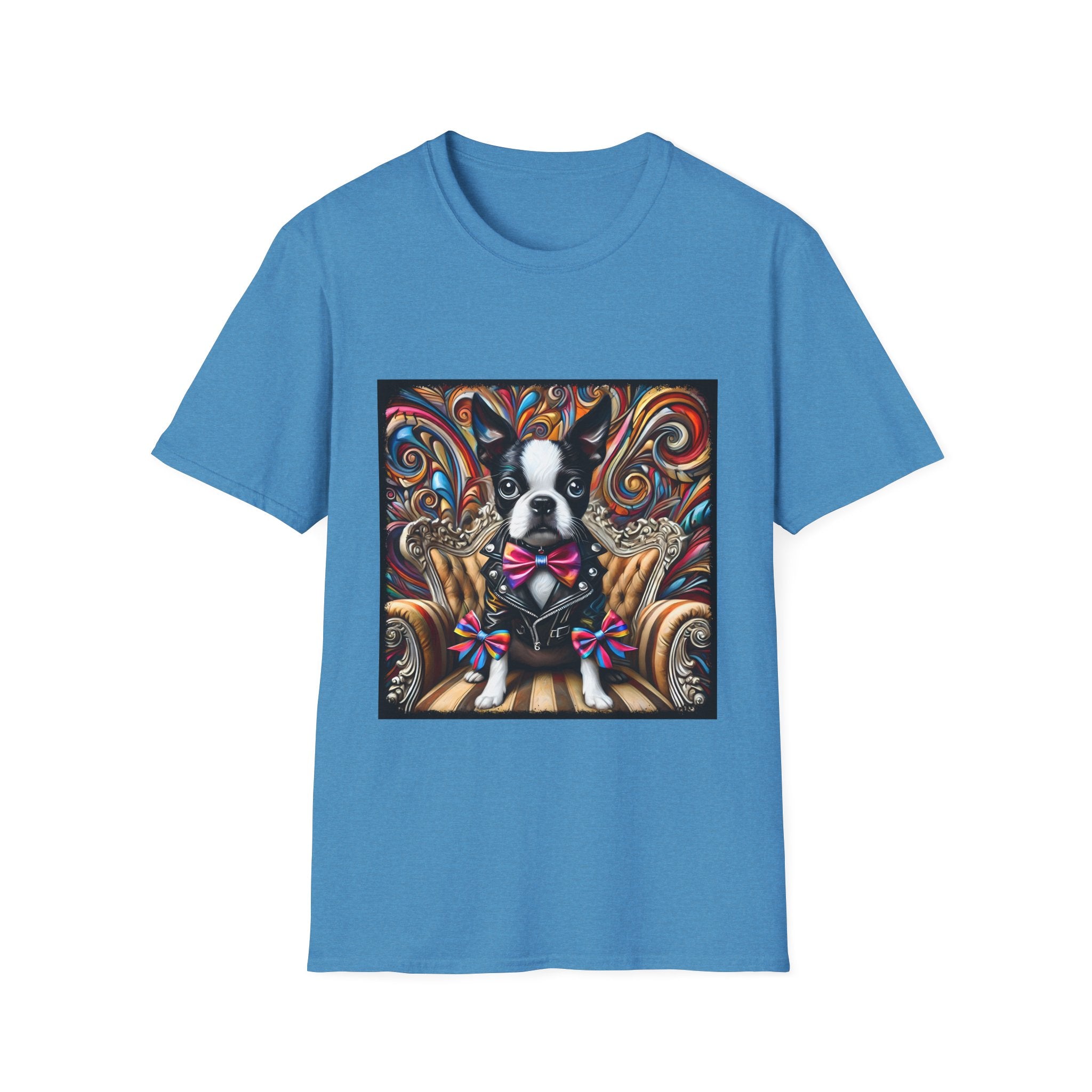 Boston Terrier Bold Rocker | Unisex Dog T-Shirt
