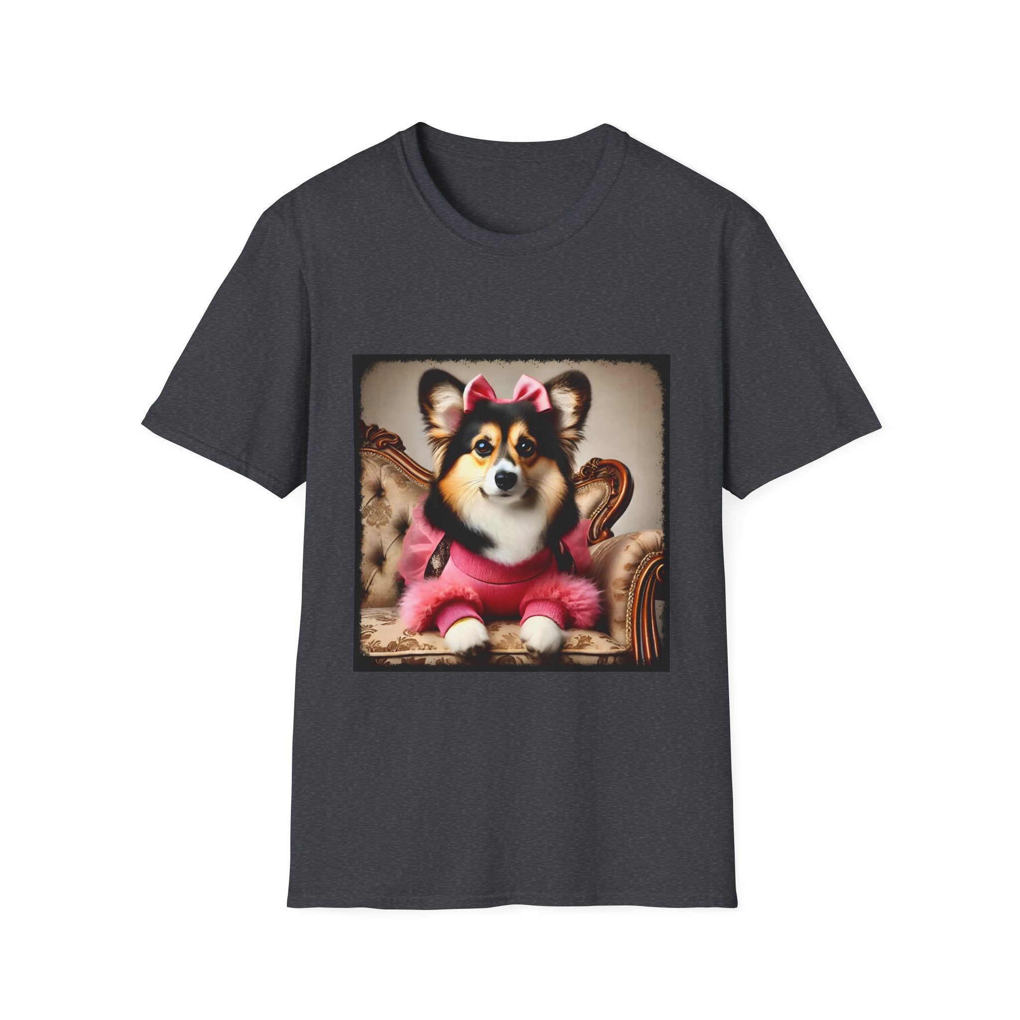 Pembroke Welsh Corgi Pink Luxe | Unisex Dog T-Shirt