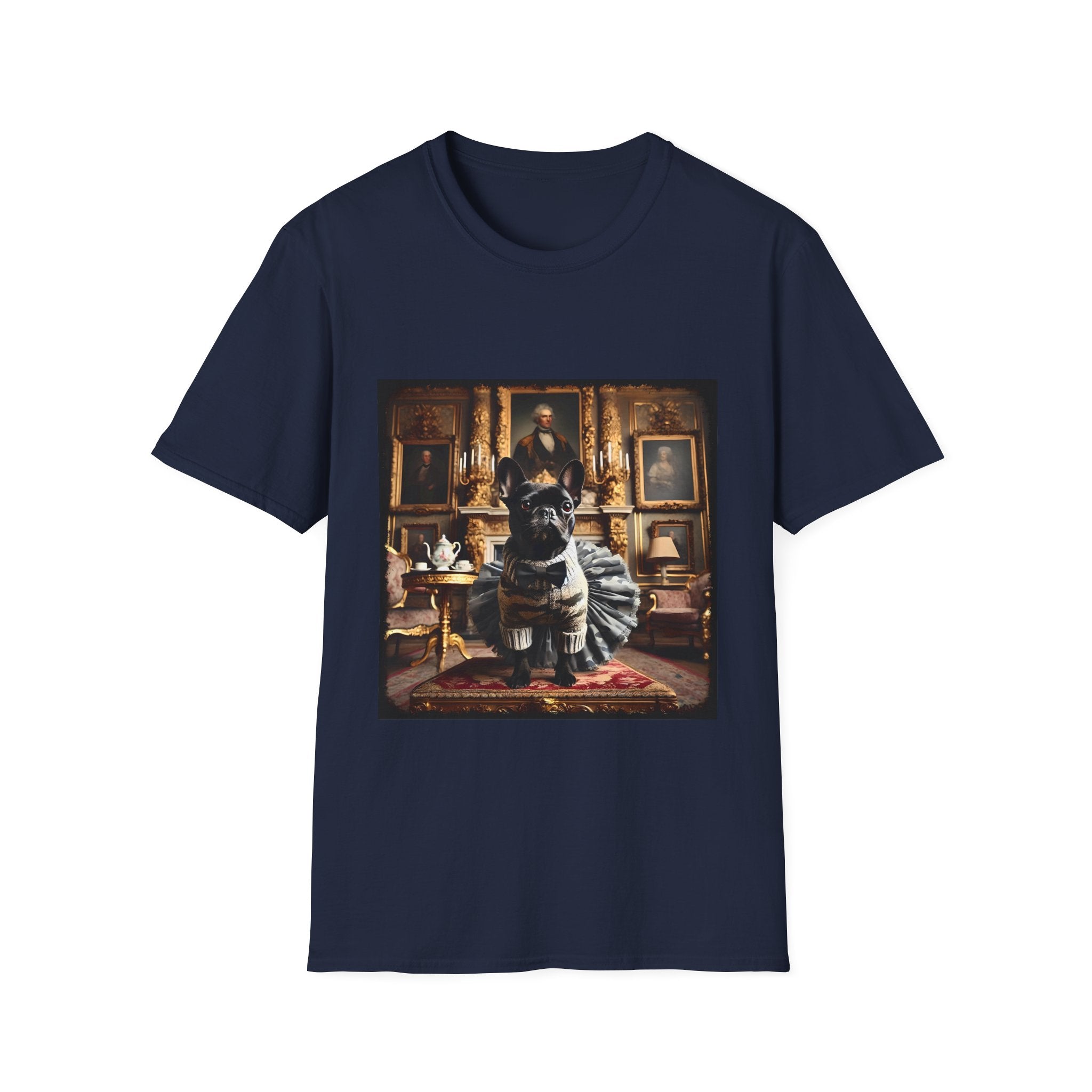French Bulldog Black Camo Chic | Unisex Dog T-Shirt