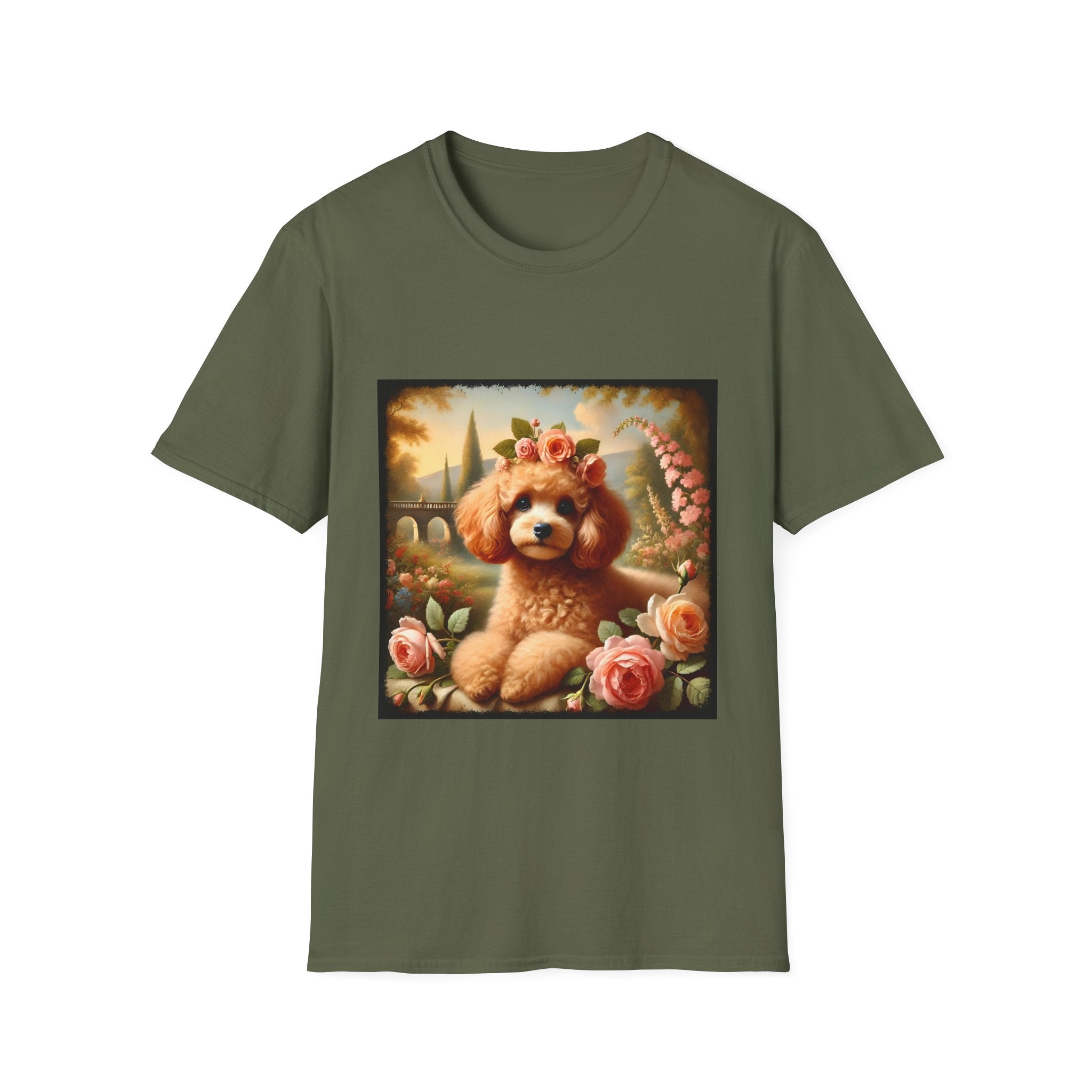 Poodle Pink Blossom | Unisex Dog T-Shirt