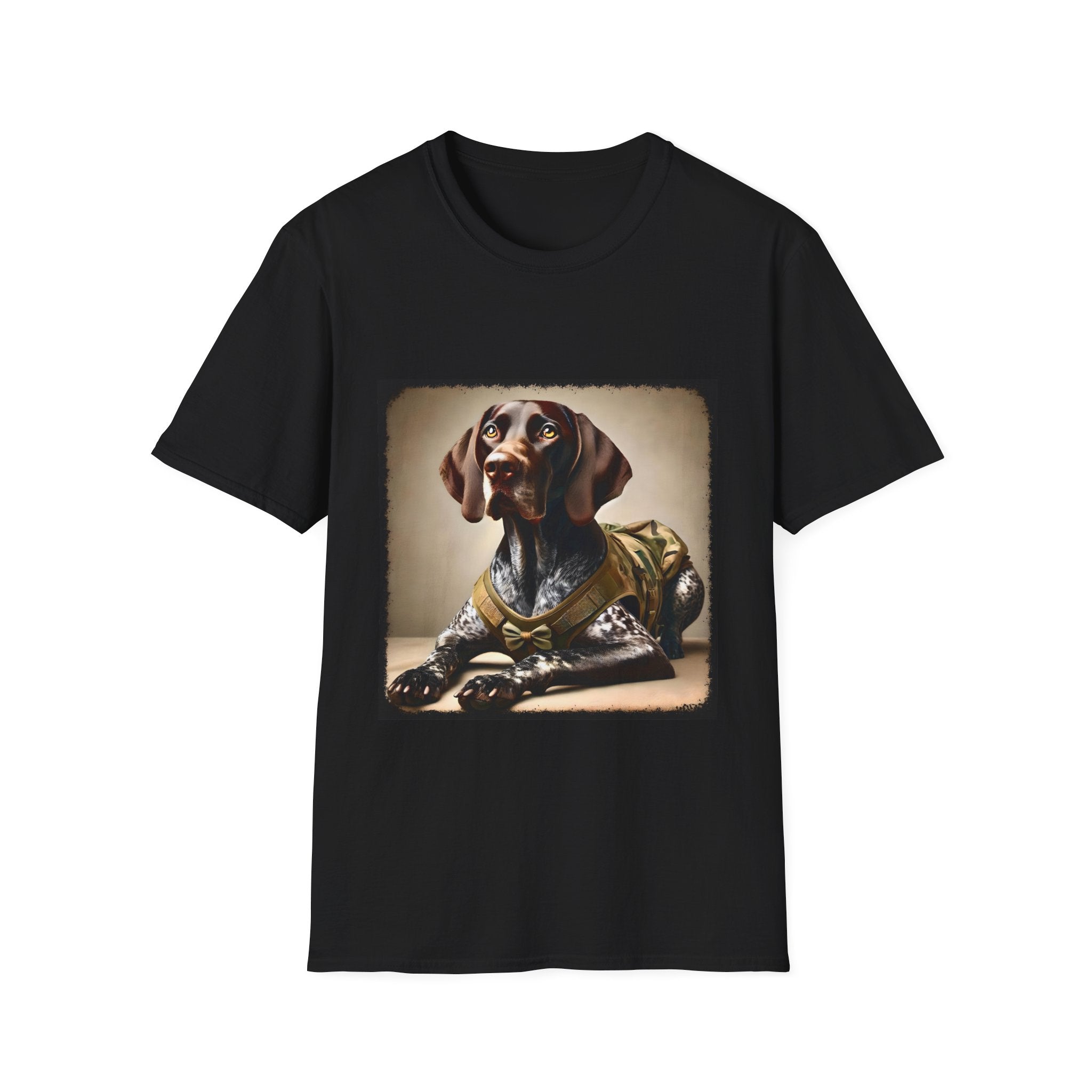 German Shorthaired Pointer Camo Doll | Unisex Dog T-Shirt