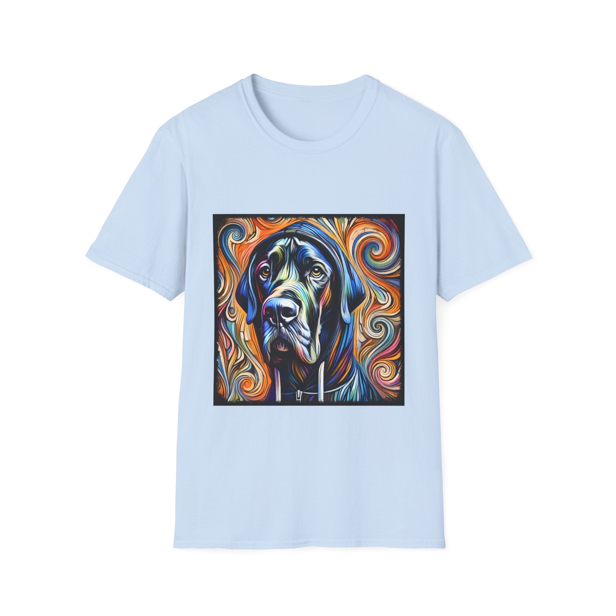 Great Dane Relaxed Swirl II | Unisex Dog T-Shirt
