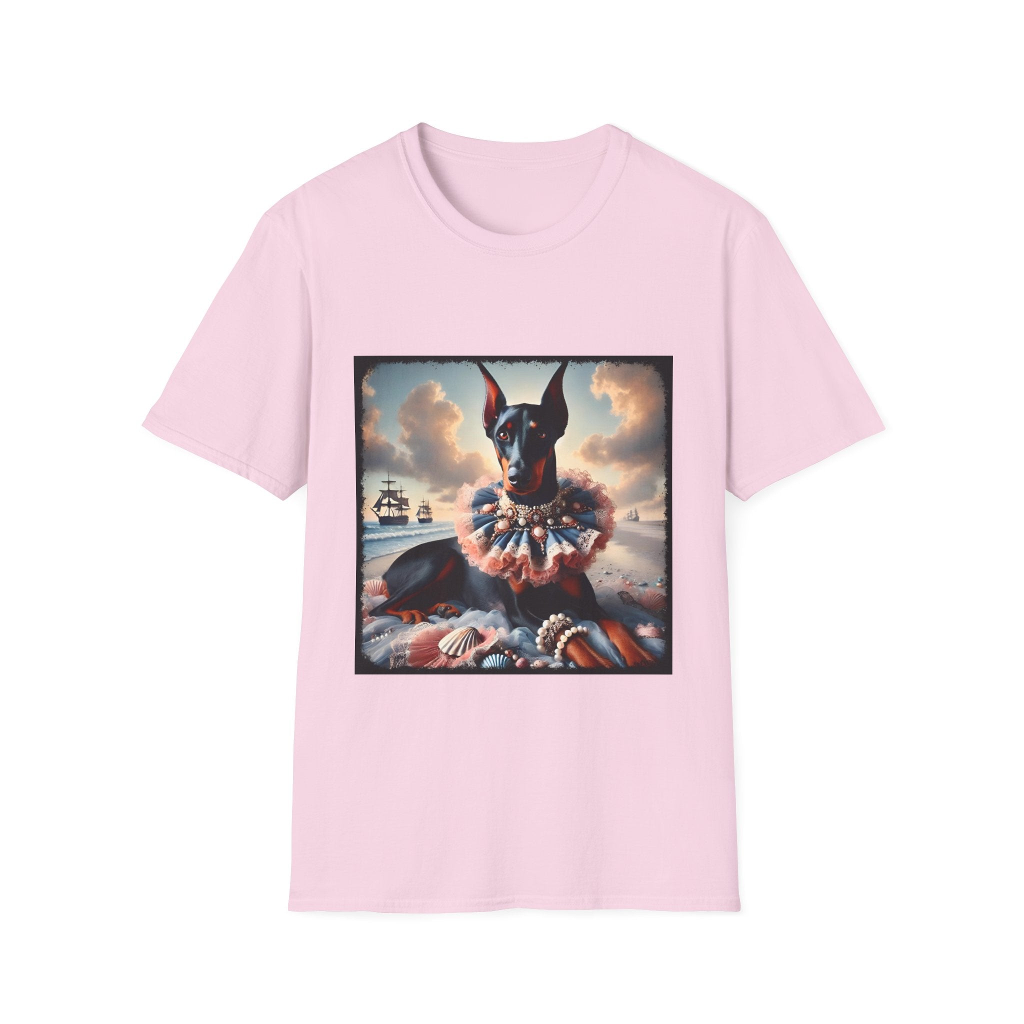 Doberman Pinscher Sand Siren | Unisex Dog T-Shirt