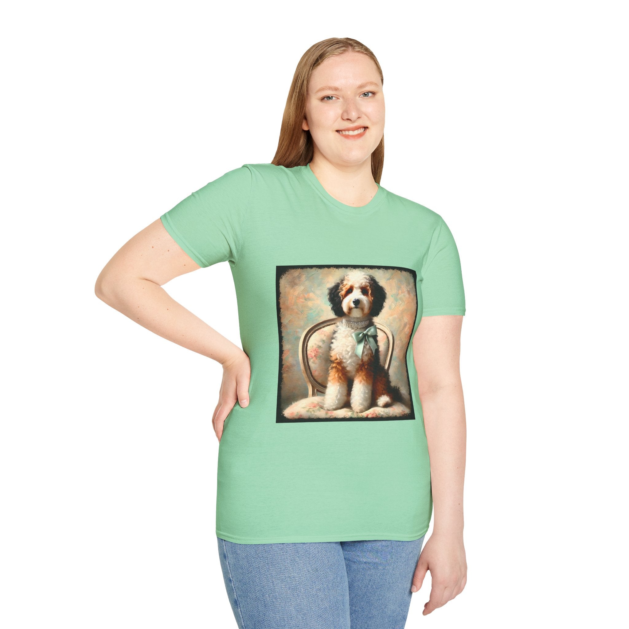 Bernedoodle Poised Classic | Unisex Dog T-Shirt