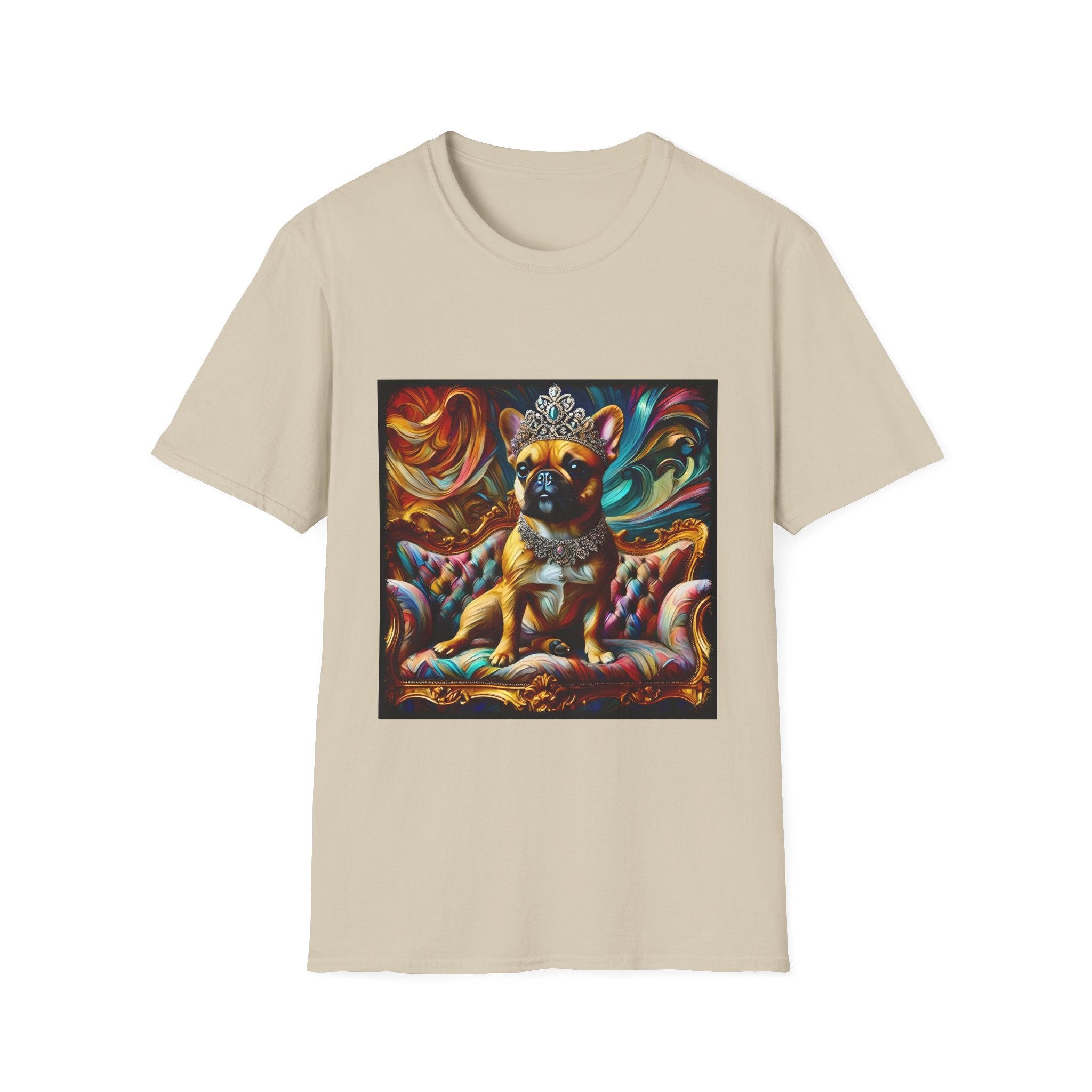 French Bulldog Glamorous Swirl | Unisex Dog T-Shirt