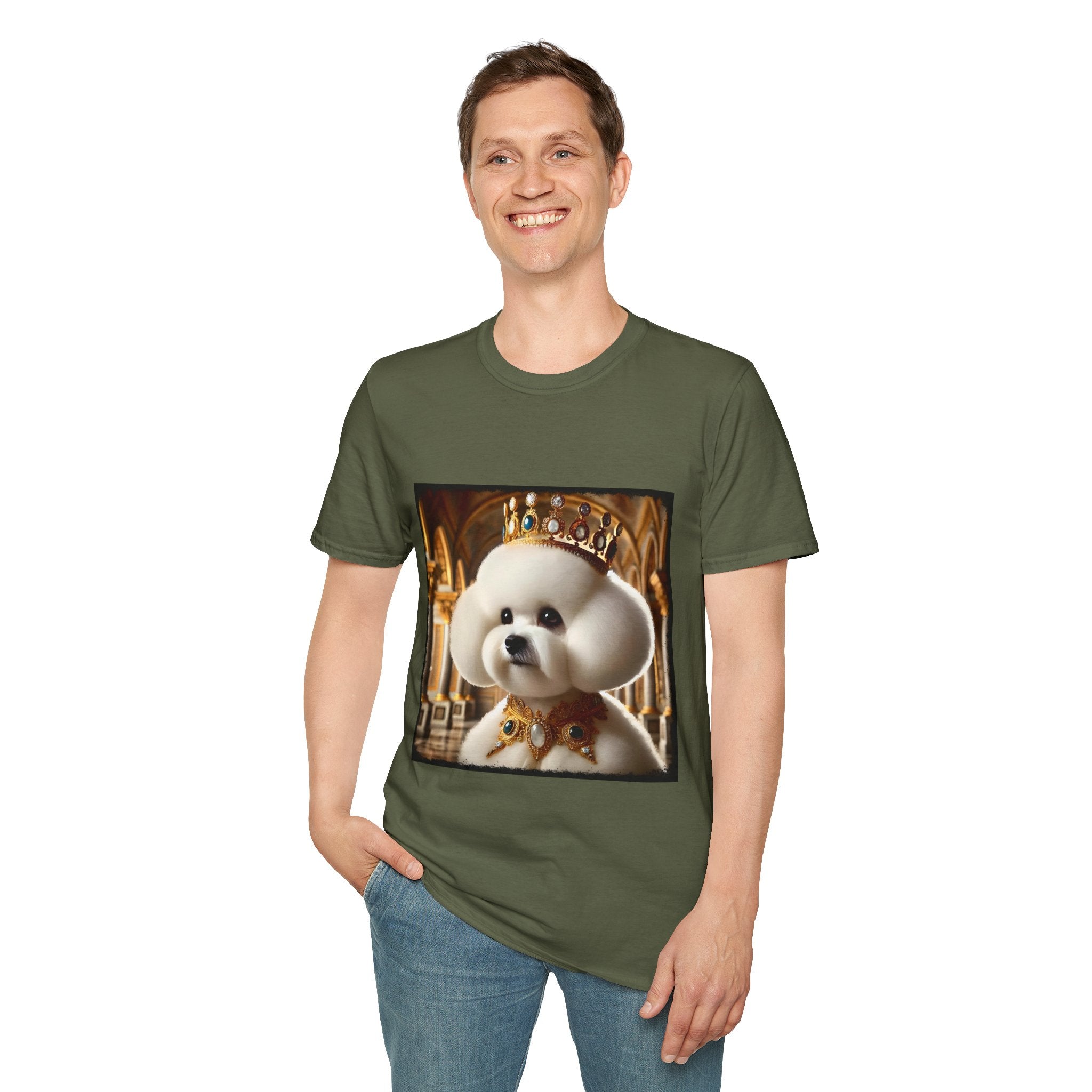 Bichon Frise Mighty Monarch | Unisex Dog T-Shirt