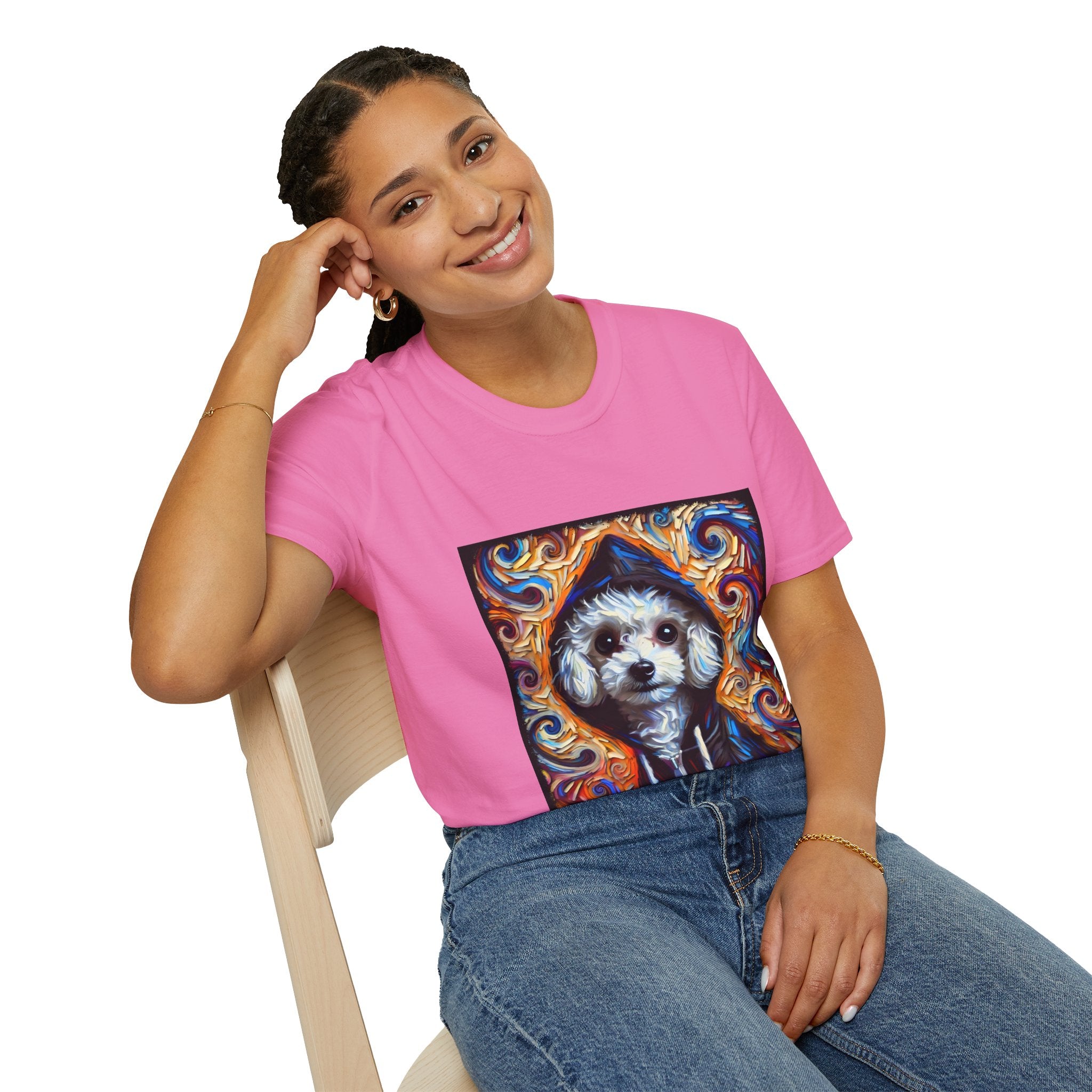Poodle Bold Relaxed Swirl | Unisex Dog T-Shirt