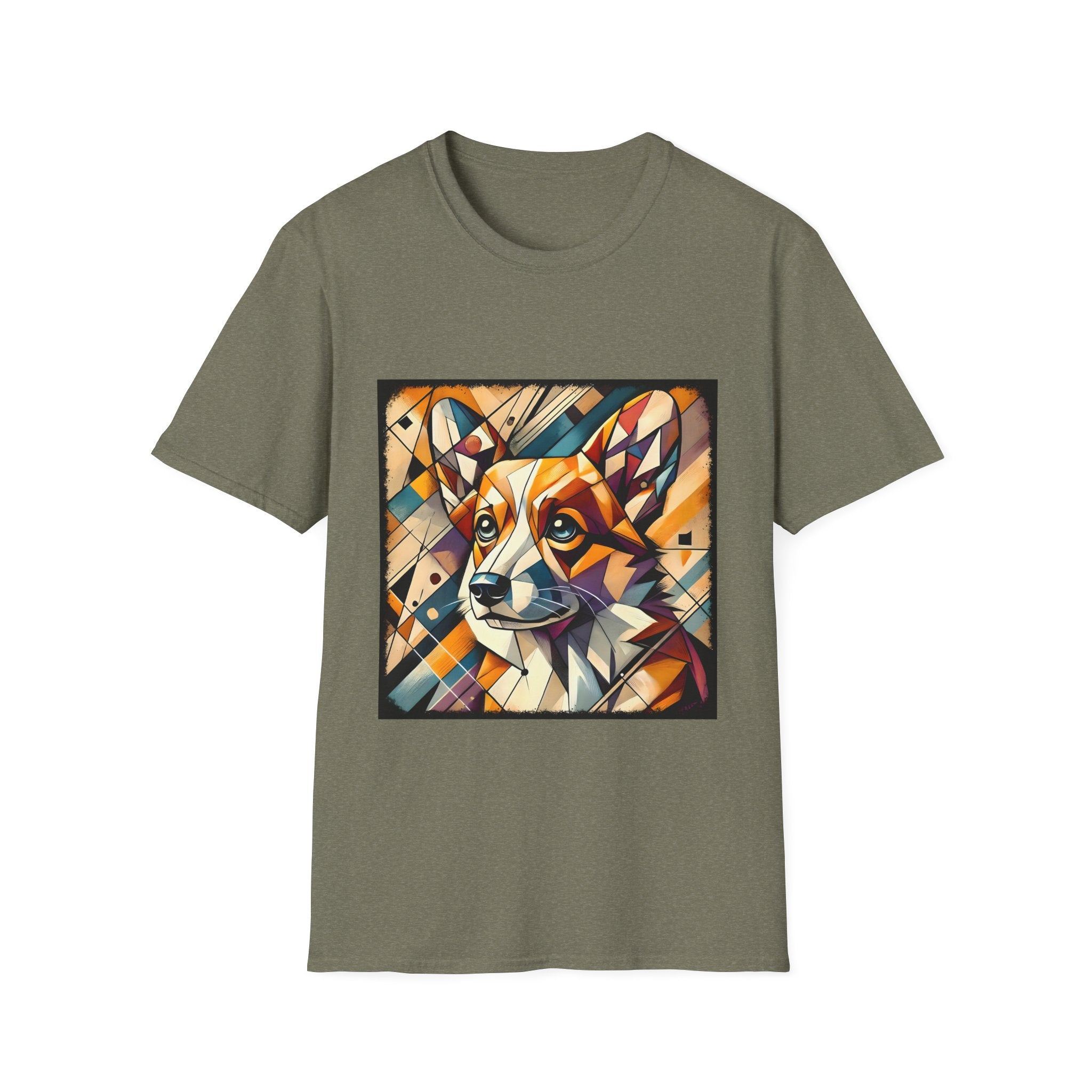 Pembroke Welsh Corgi Bold Geometric | Unisex Dog T-Shirt