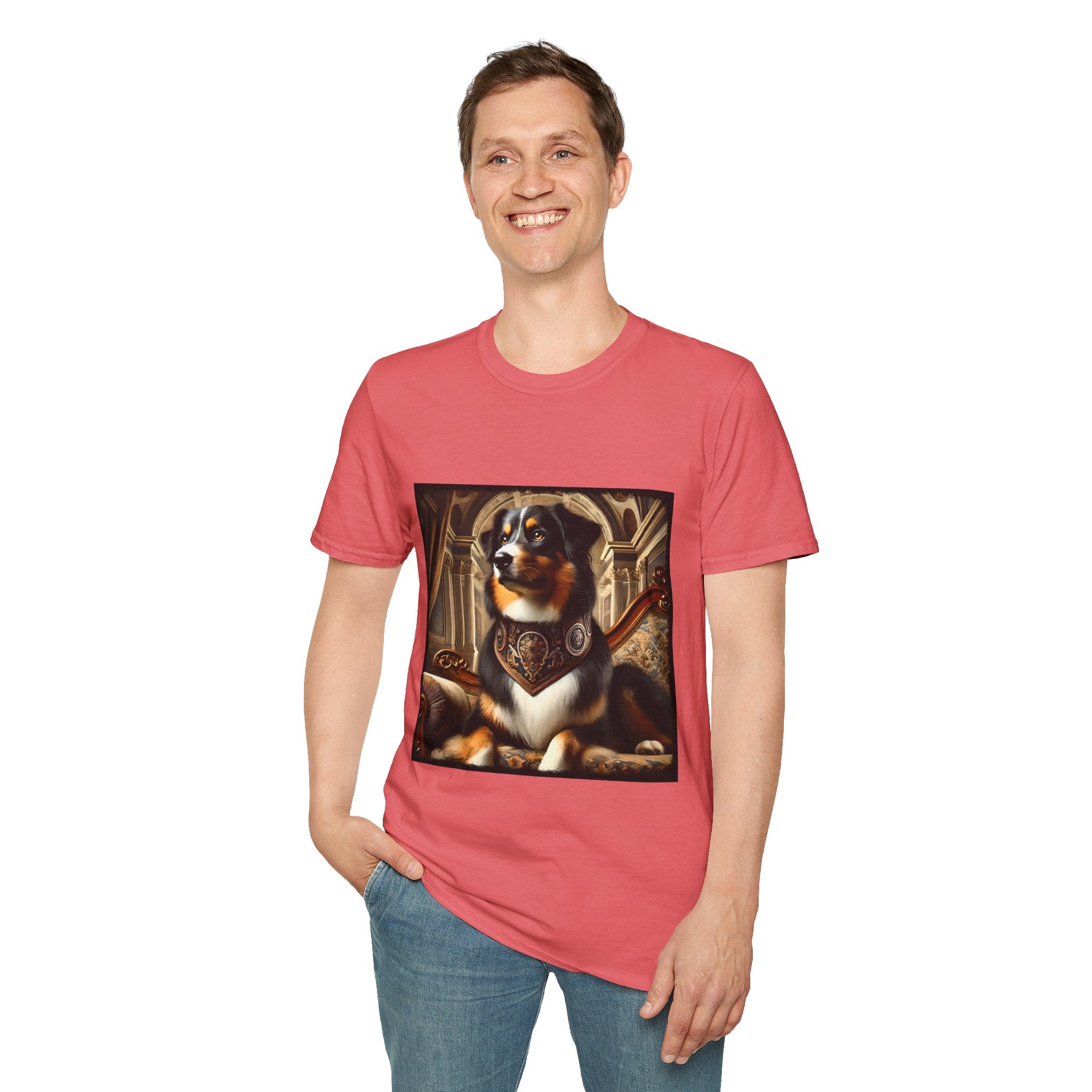 Australian Shepherd Posh Prince | Unisex Dog T-Shirt