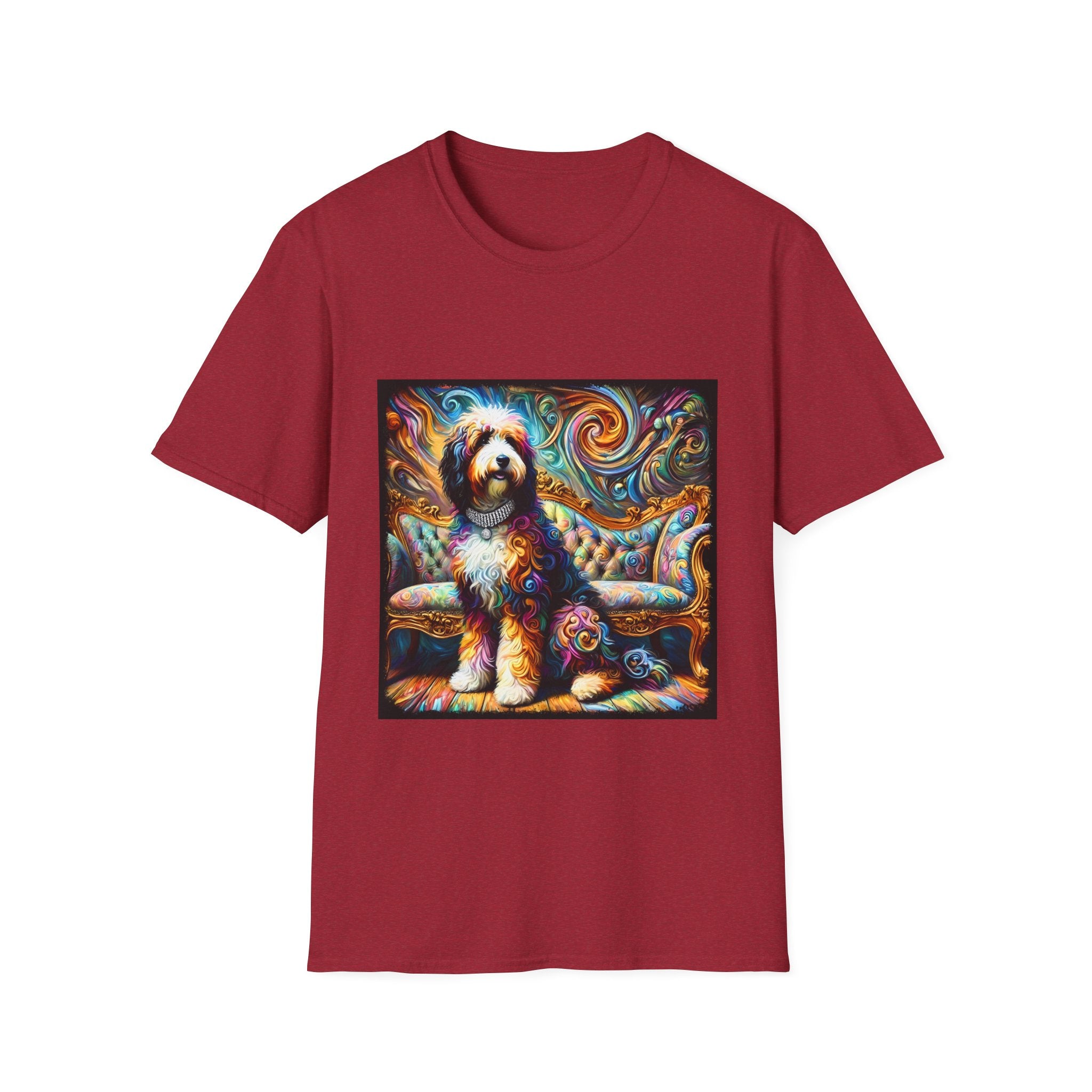 Bernedoodle Vivid Swirl | Unisex Dog T-Shirt
