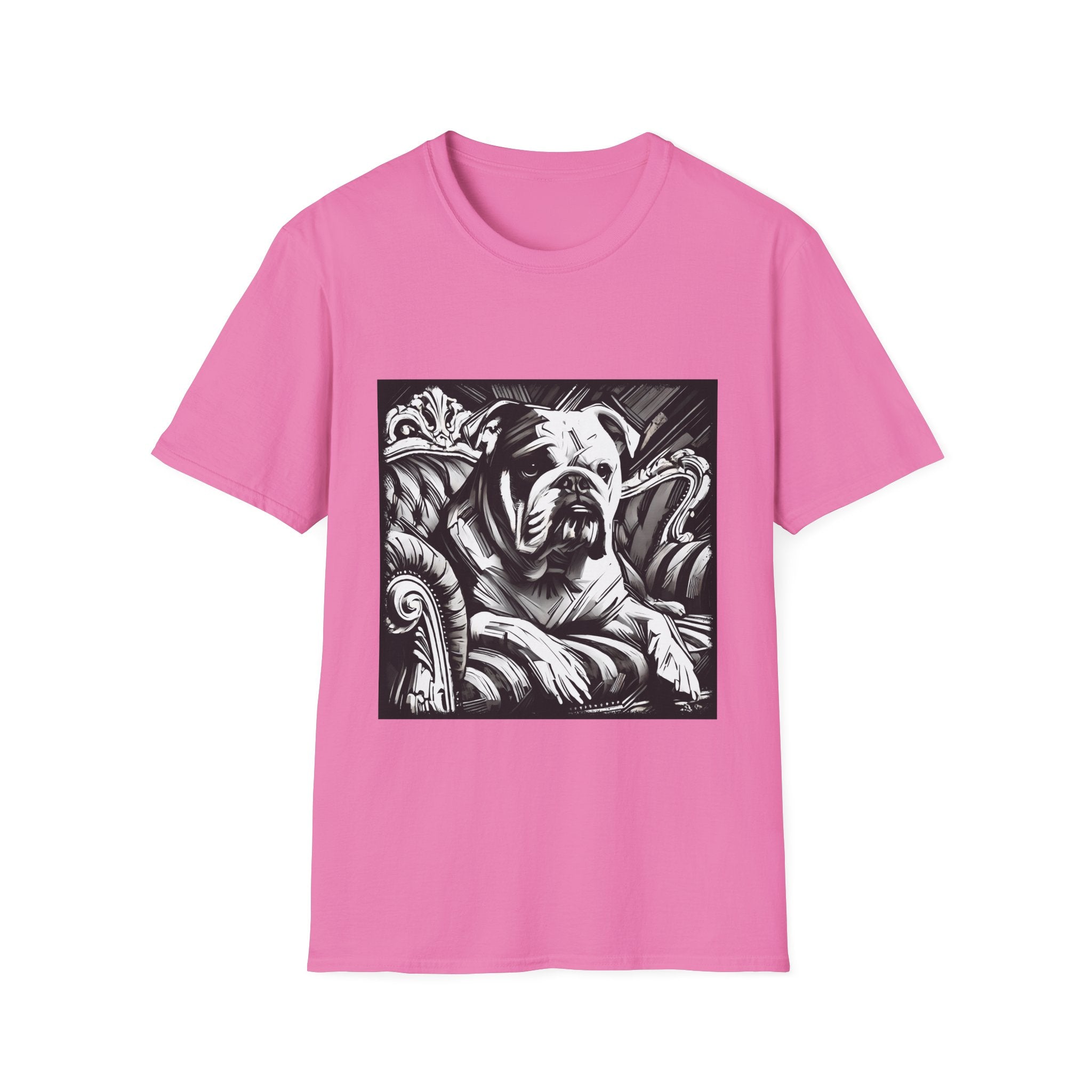 Bulldog B&W Bold | Unisex Dog T-Shirt