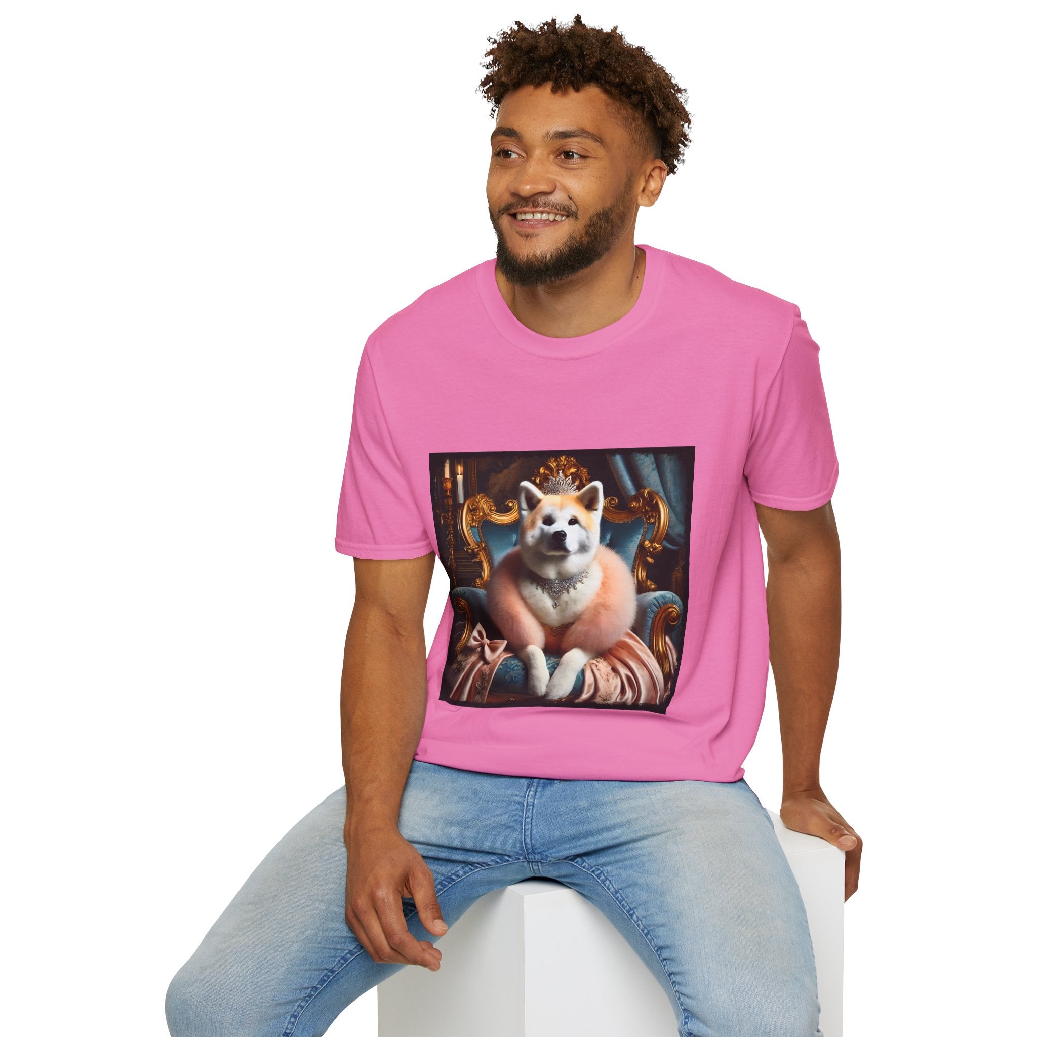 Akita Pink Princess | Unisex Dog T-Shirt